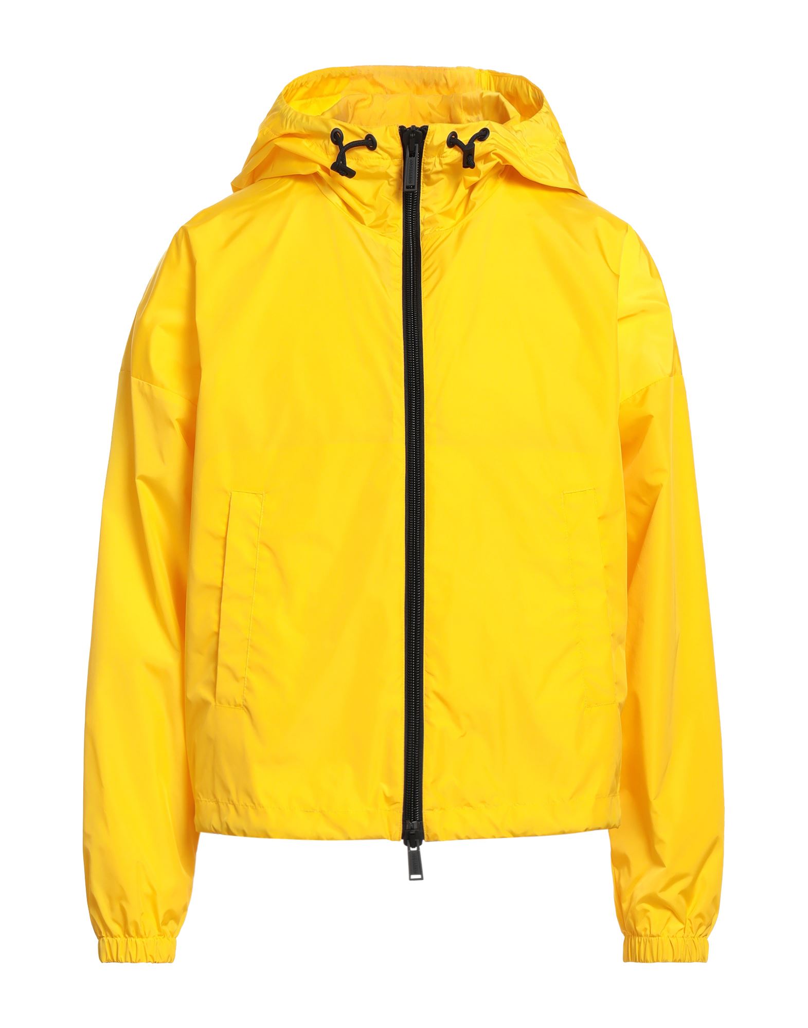 테크니컬 패브릭, 브랜드 로고, 프린트, 솔리드 컬러, 클래식 칼라, 싱글브레스티드, 롱 슬리브, 안감있음, 지퍼 클로저, 멀티 포켓, 윈드브레이커 스타일. 이미지