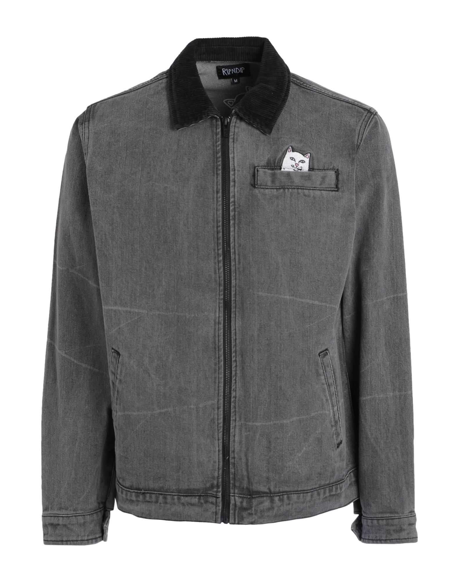 데님 자켓, 데님, 브랜드 로고, 자수 장식, 코듀로이 트리밍, 투톤 패턴, 컬러 워싱, 클래식 칼라, 롱 슬리브, 스냅버튼 커프스, 안감없음, 지퍼 여밈, 멀티 포켓, lifestyle, 세탁기 세탁 또는 드라이클리닝, 건조기 사용불가. 이미지