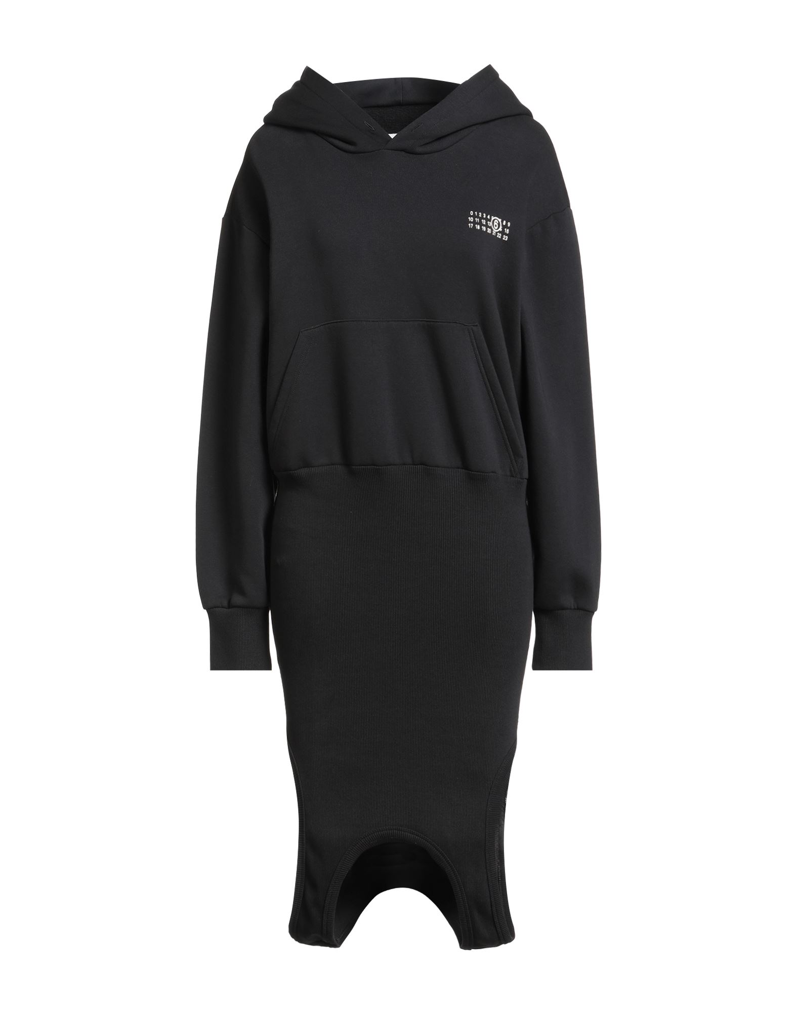 원피스 & 드레스, 플리스, 저지, 솔리드 컬러, 프린트, 브랜드 로고, 후드, 롱 슬리브, 캥거루 포켓, 세탁기 세탁 또는 드라이클리닝, 표백 금지, 건조기 사용불가. 이미지