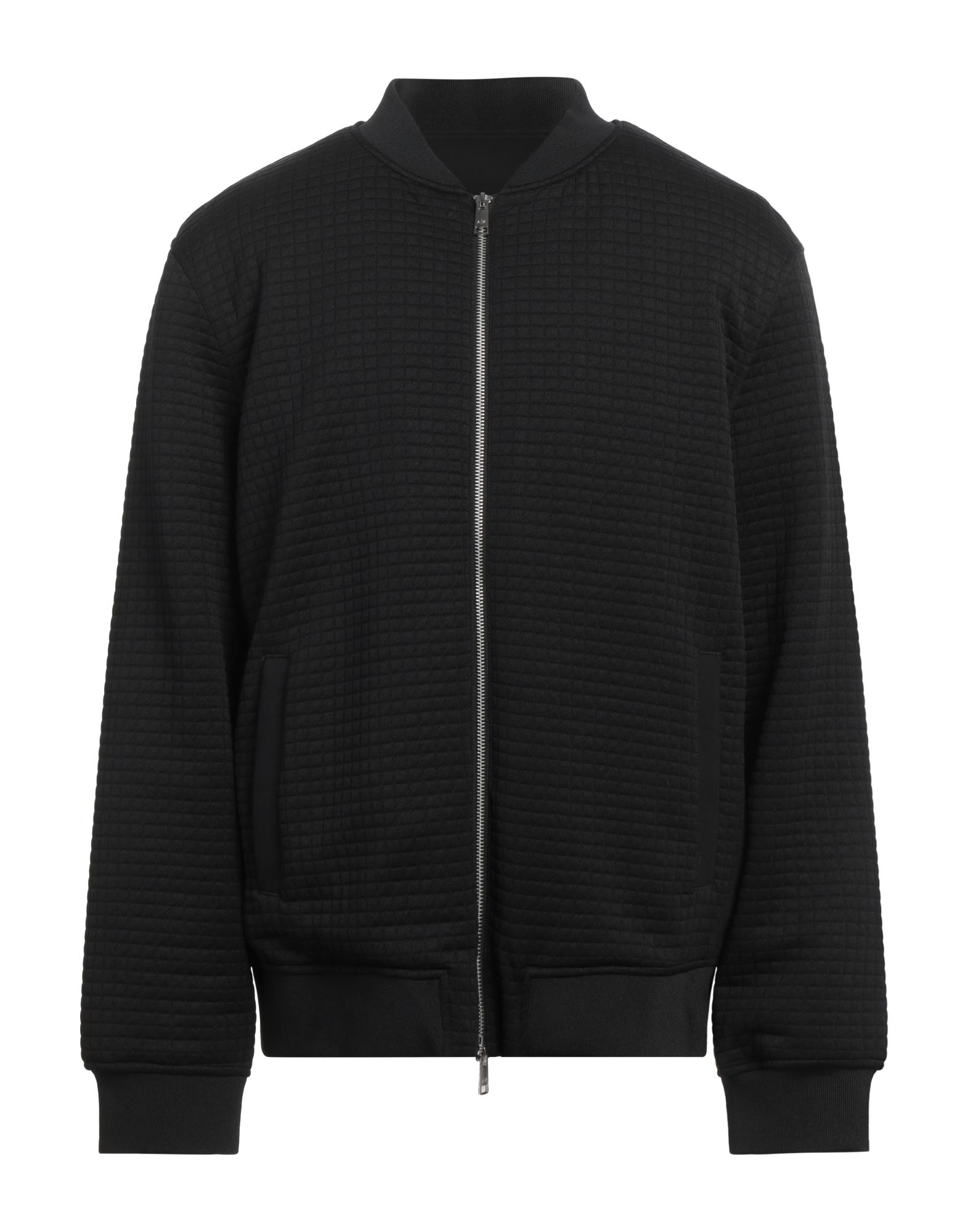 보머 자켓, 저지, 솔리드 컬러, 장식 부착 없음, 크루넥, 롱 슬리브, 합성 충전재, 지퍼 여밈, 멀티 포켓, 스트레치, 세탁기로 세탁, 표백 금지, 건조기 사용불가. 이미지