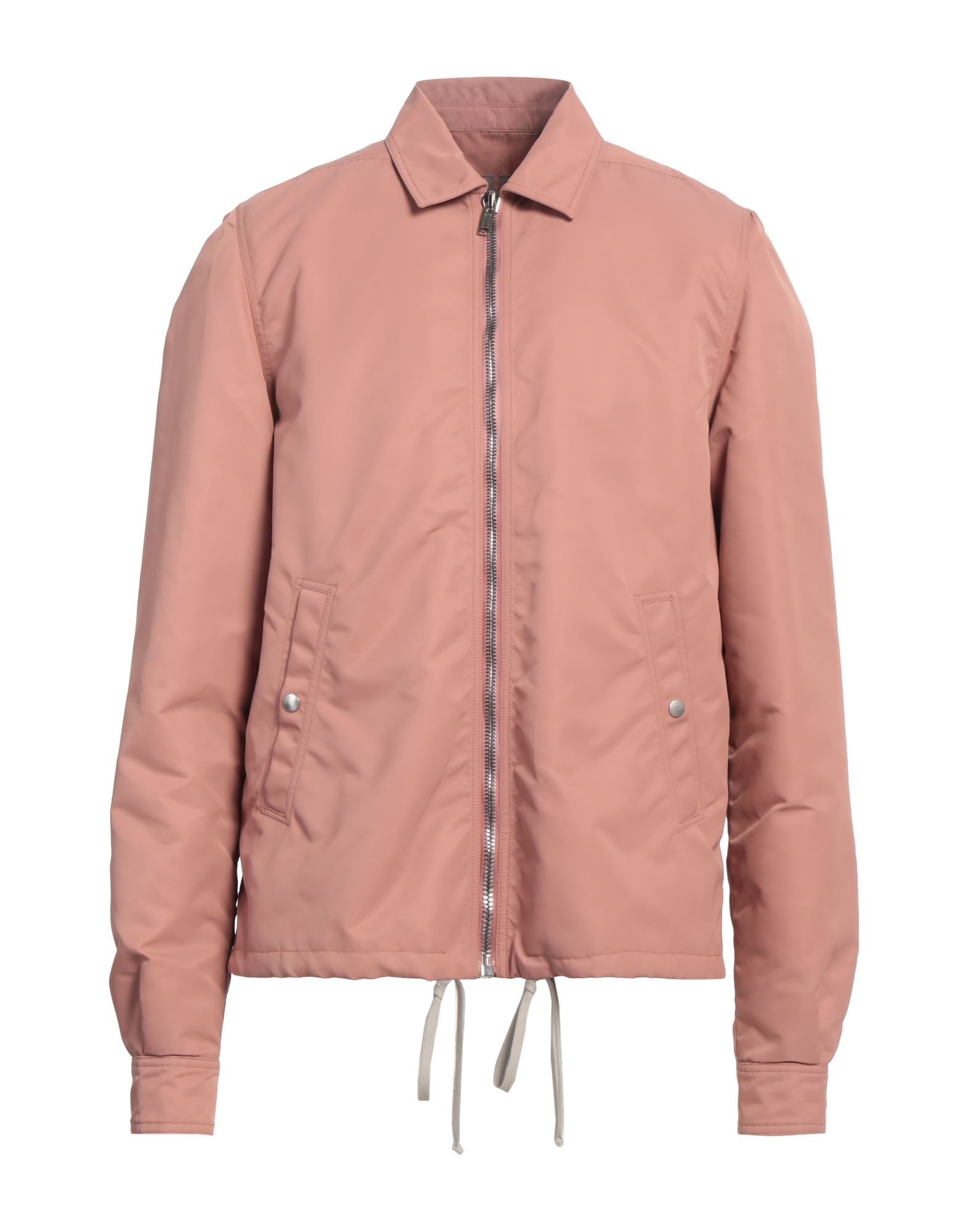 해링턴 자켓, 테크니컬 패브릭, 장식 부착 없음, 솔리드 컬러, 클래식 칼라, 싱글브레스티드, 롱 슬리브, 스냅버튼 커프스, 합성 충전재, 라이트 패딩, 지퍼 여밈, 멀티 포켓, 드로스트링 헴라인, 드라이클리닝, 표백 금지, 건조기 사용불가. 이미지