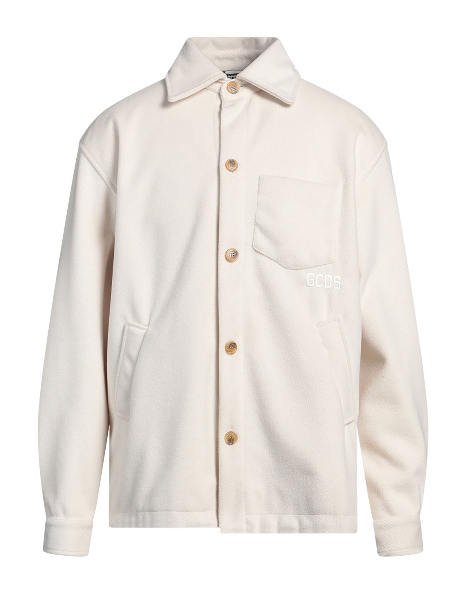 펠트, 자수 로고 장식, 솔리드 컬러, 클래식 칼라, 싱글브레스티드, 롱 슬리브, 안감있음, 버튼 여밈, 멀티 포켓, 세탁기로 세탁, 표백 금지, 건조기 사용불가, 캐주얼 자켓. 이미지