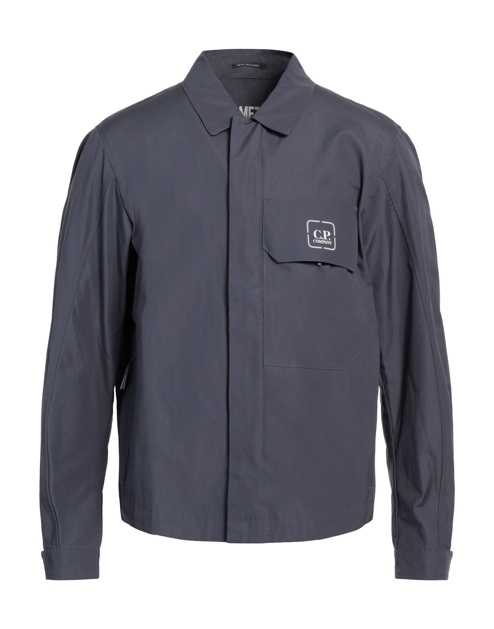 평직, 브랜드 로고, 솔리드 컬러, 클래식 칼라, 싱글브레스티드, 롱 슬리브, 부분적으로 안감 처리한 내부, 지퍼 클로저, 멀티 포켓, 기타 아우터웨어. 이미지