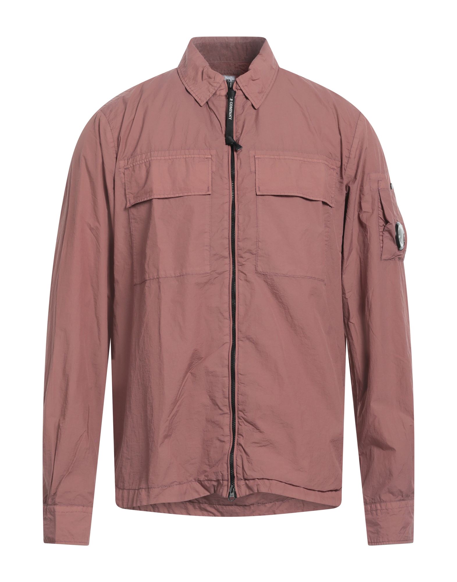 윈드브레이커, 테크니컬 패브릭, 솔리드 컬러, 브랜드 로고, 클래식 칼라, 싱글브레스티드, 롱 슬리브, 안감있음, 지퍼 여밈, 포켓 2개, 세탁기로 세탁, 표백 금지, 건조기 사용불가. 이미지