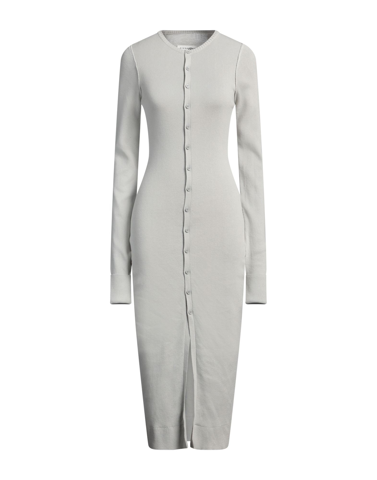 셔츠 드레스, 니트 소재, 라이트웨이트 니트, 솔리드 컬러, 장식 부착 없음, 크루넥, 롱 슬리브, 안감없음, 버튼 여밈, 포켓 없음, 전문 세탁 또는 드라이클리닝, 표백 금지, 건조기 사용불가. 이미지