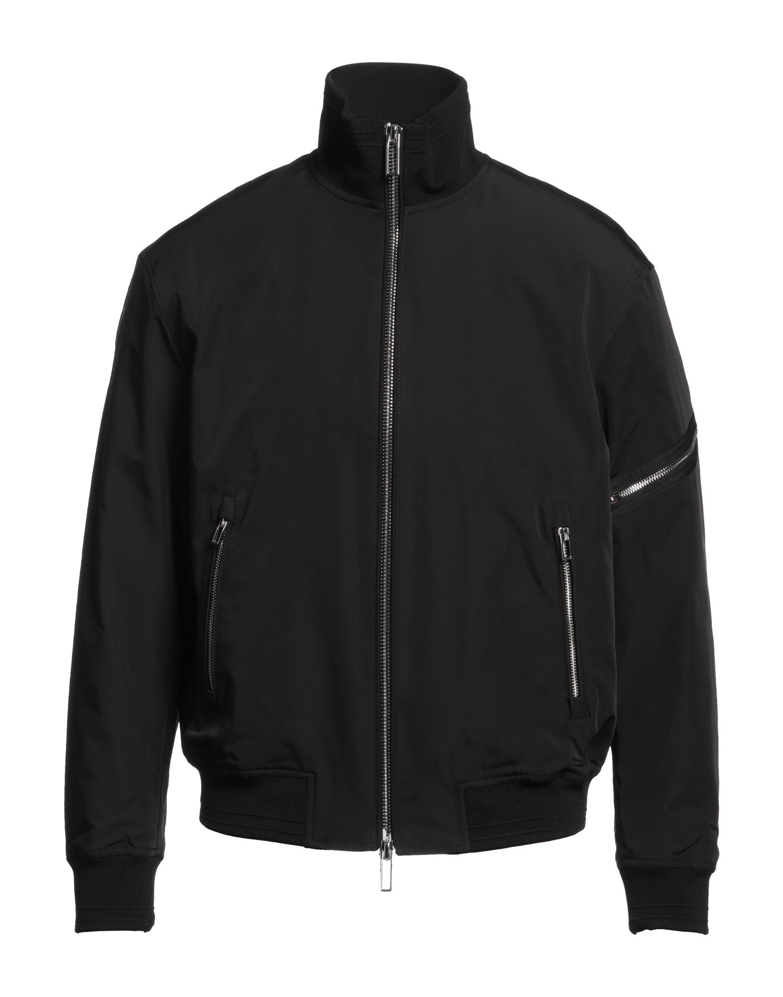 해링턴 자켓, 테크니컬 패브릭, 솔리드 컬러, 장식 부착 없음, 터틀넥, 싱글브레스티드, 롱 슬리브, 안감있음, 지퍼 여밈, 엘라스틱 웨이스트라인, 멀티 포켓, 세탁기로 세탁, 표백 금지, 건조기 사용불가. 이미지