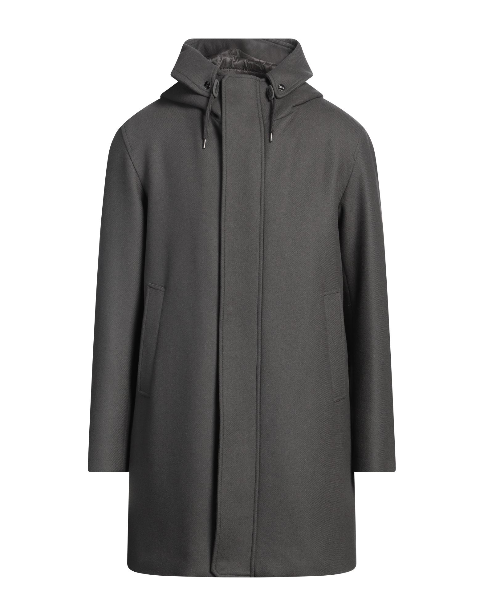 파카, 플란넬, 브랜드 로고, 솔리드 컬러, 후드, 싱글브레스티드, 롱 슬리브, 합성 충전재, 라이트 패딩, 지퍼 여밈, 스냅버튼 여밈, 멀티 포켓, 드라이클리닝, 표백 금지, 건조기 사용불가. 이미지