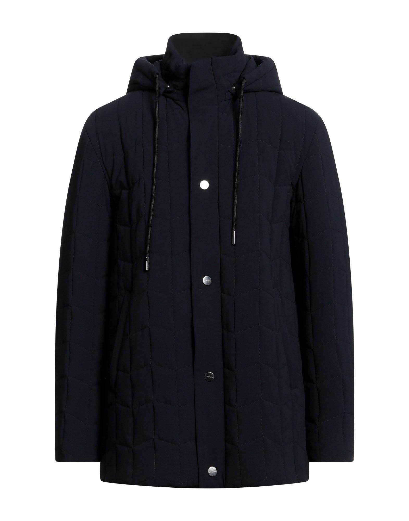 울 보일, 장식 부착 없음, 솔리드 컬러, 후드, 싱글브레스티드, 롱 슬리브, 스냅버튼 여밈, 지퍼 여밈, 멀티 포켓, 스트레치, 파카. 이미지