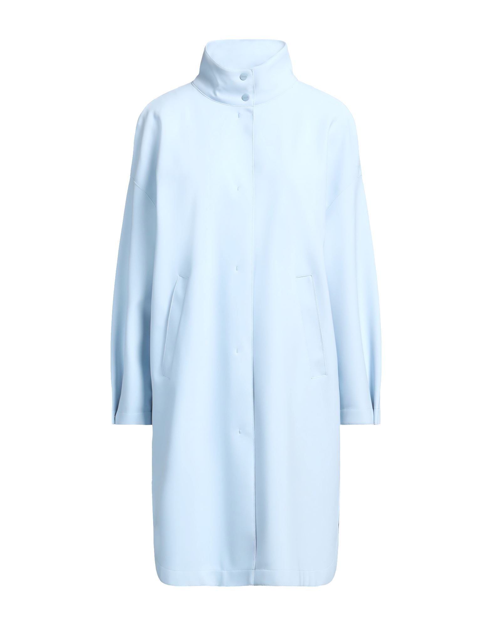 합성 저지, 브랜드 로고, 솔리드 컬러, 터틀넥, 싱글브레스티드, 롱 슬리브, 안감없음, 스냅버튼 여밈, 멀티 포켓, 스트레치, 손세탁, 표백 금지, 건조기 사용불가, 다림질 금지, 롱 자켓. 이미지