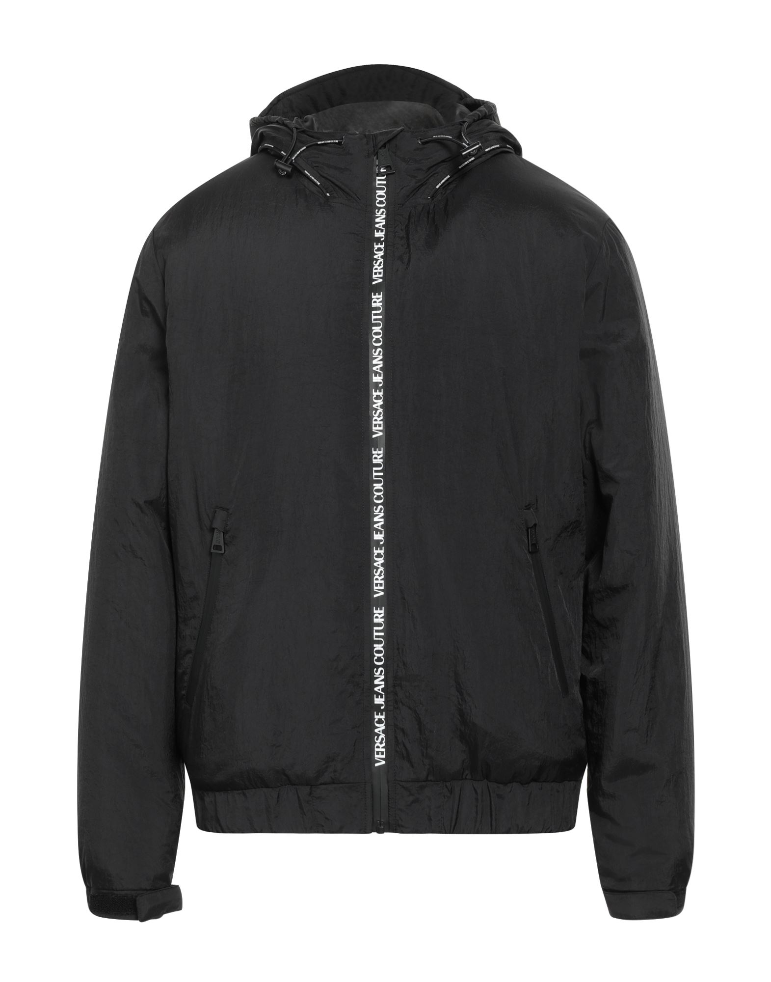 캐주얼 자켓, 테크니컬 패브릭, 브랜드 로고, 솔리드 컬러, 후드, 롱 슬리브, 안감있음, 지퍼 여밈, 멀티 포켓, 세탁기 세탁 또는 드라이클리닝, 표백 금지, 건조기 사용불가. 이미지