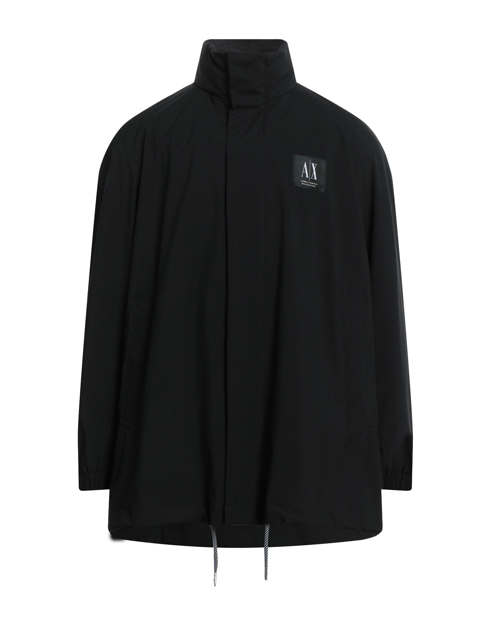 테크니컬 패브릭, 장식 부착 없음, 솔리드 컬러, 터틀넥, 롱 슬리브, 안감있음, 멀티 포켓, 윈드브레이커 스타일. 이미지