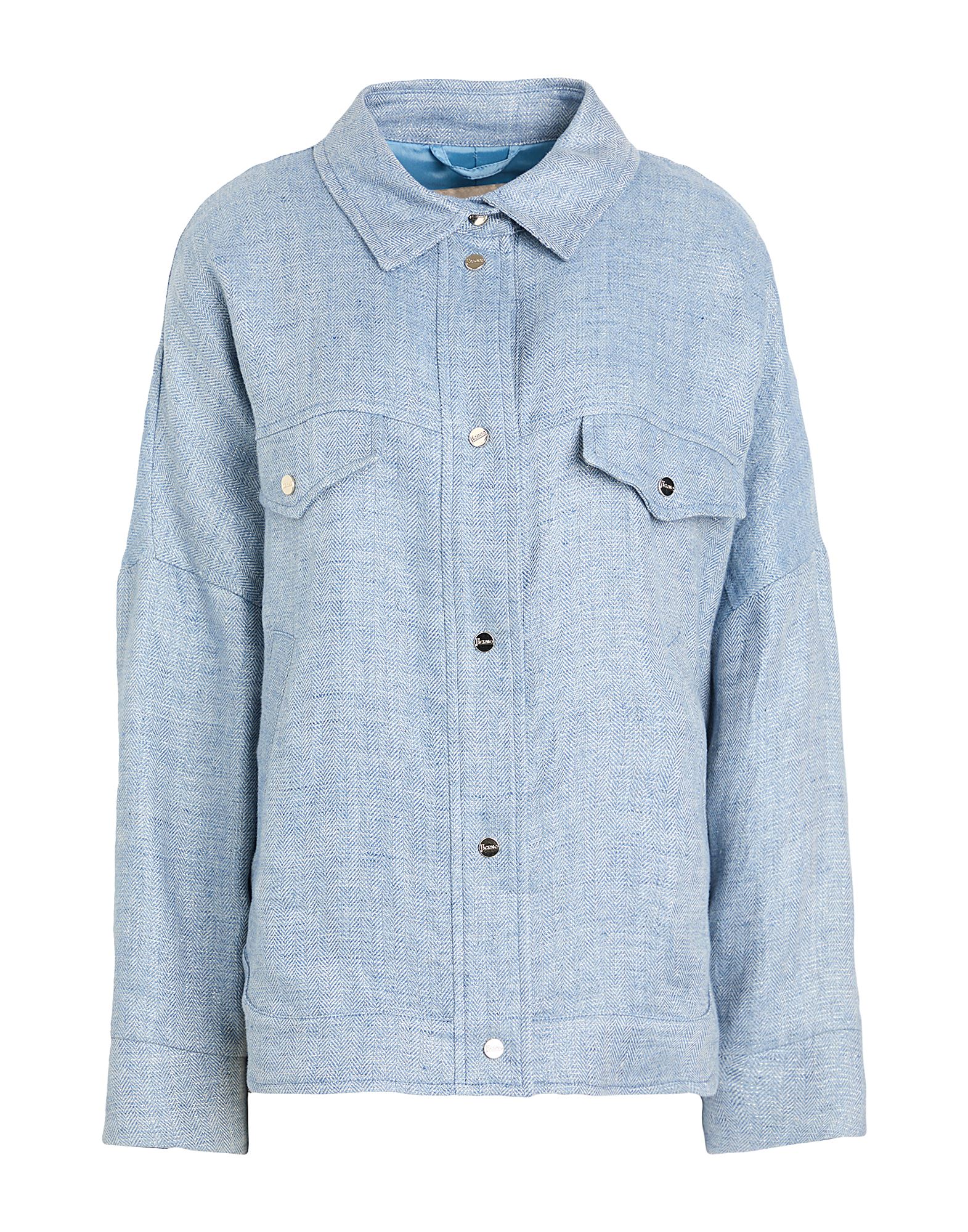 자켓, 트위드, 메탈릭 효과, 헤링본, 장식 부착 없음, 클래식 칼라, 싱글브레스티드, 롱 슬리브, 스냅버튼 커프스, 부분적으로 안감 처리한 내부, 스냅버튼 여밈, 웰트 포켓, 페이크 포켓, 드라이클리닝, 표백 금지, 건조기 사용불가, 편안함과 우아함이 결합된 격식을 갖춘 세련된 포멀 오피스 룩. 이미지