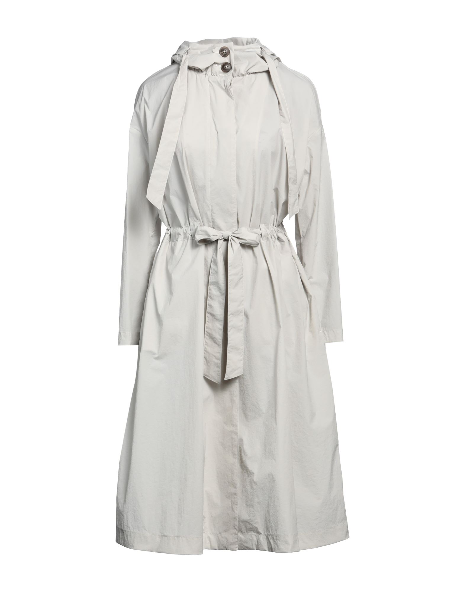 인조가죽, 장식 부착 없음, 솔리드 컬러, 후드, 싱글브레스티드, 롱 슬리브, 안감없음, 버튼 여밈, 드로스트링 웨이스트, 멀티 포켓, 스트레치, 드라이클리닝, 표백 금지, 건조기 사용불가, 롱 자켓. 이미지