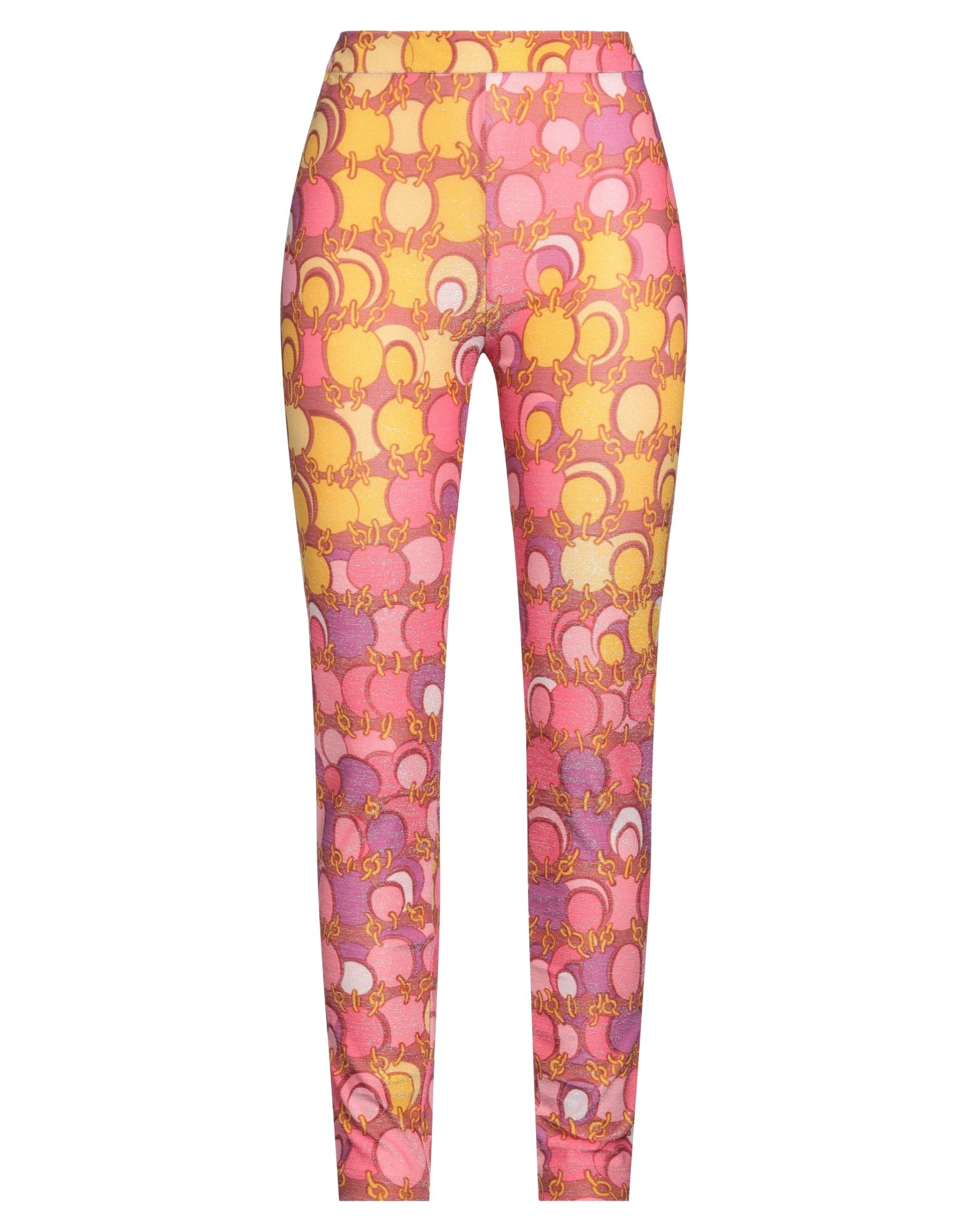 스키니 팬츠, 저지, 메탈릭 효과, 멀티컬러 패턴, 장식 부착 없음, 하이 웨이스트, 스키니, 지퍼 여밈, 스트레치, 손세탁 또는 드라이클리닝, 표백 금지, 건조기 사용불가. 이미지