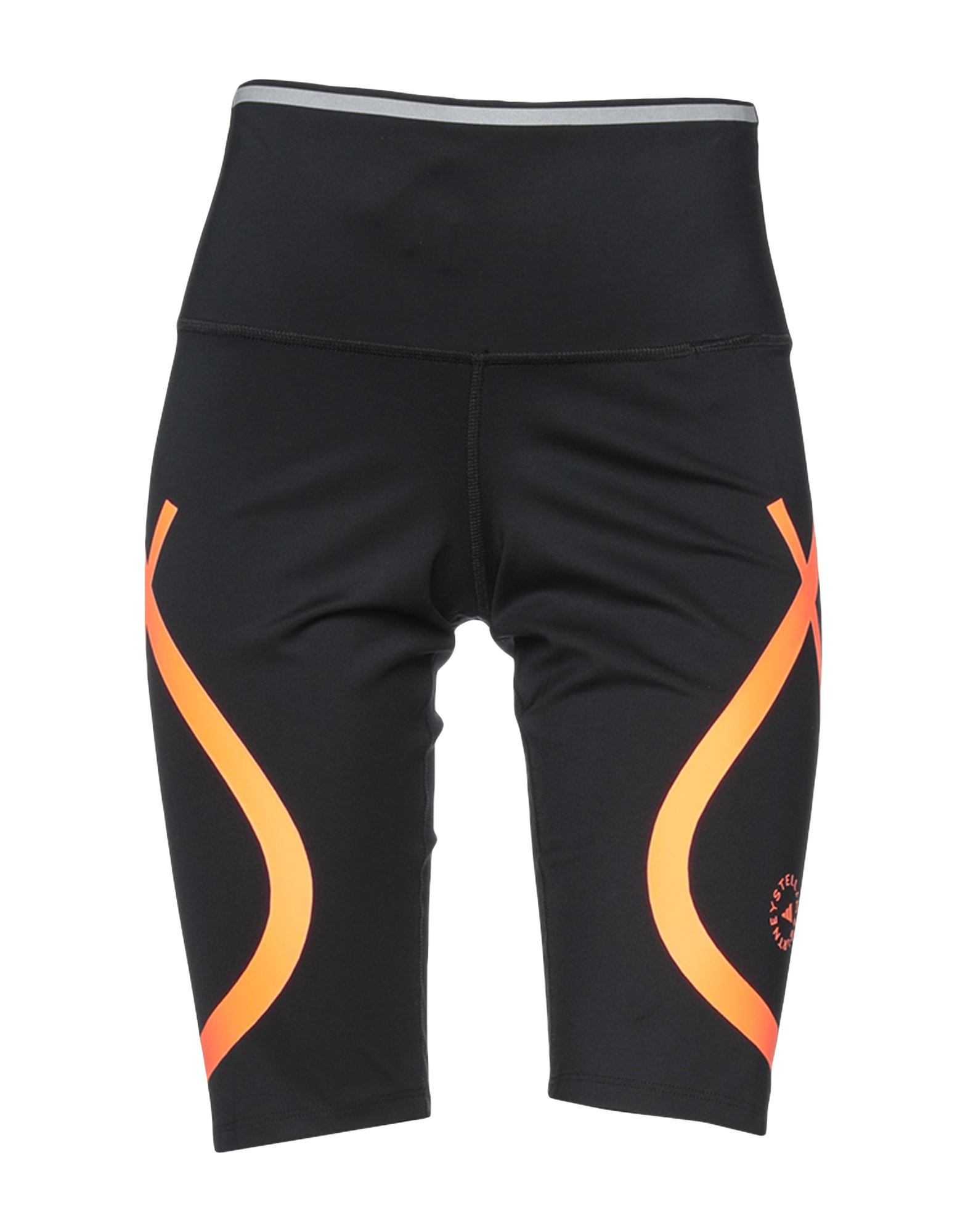 스포츠 레깅스, 테크니컬 패브릭, 프린트 디테일 솔리드 컬러, 브랜드 로고, 노멀 웨이스트, 드로스트링 여밈, 스트레치, 운동이나 야외 활동에 적합한, 스타일과 편안함을 모두 갖춘 퍼포먼스 스포츠웨어. 이미지