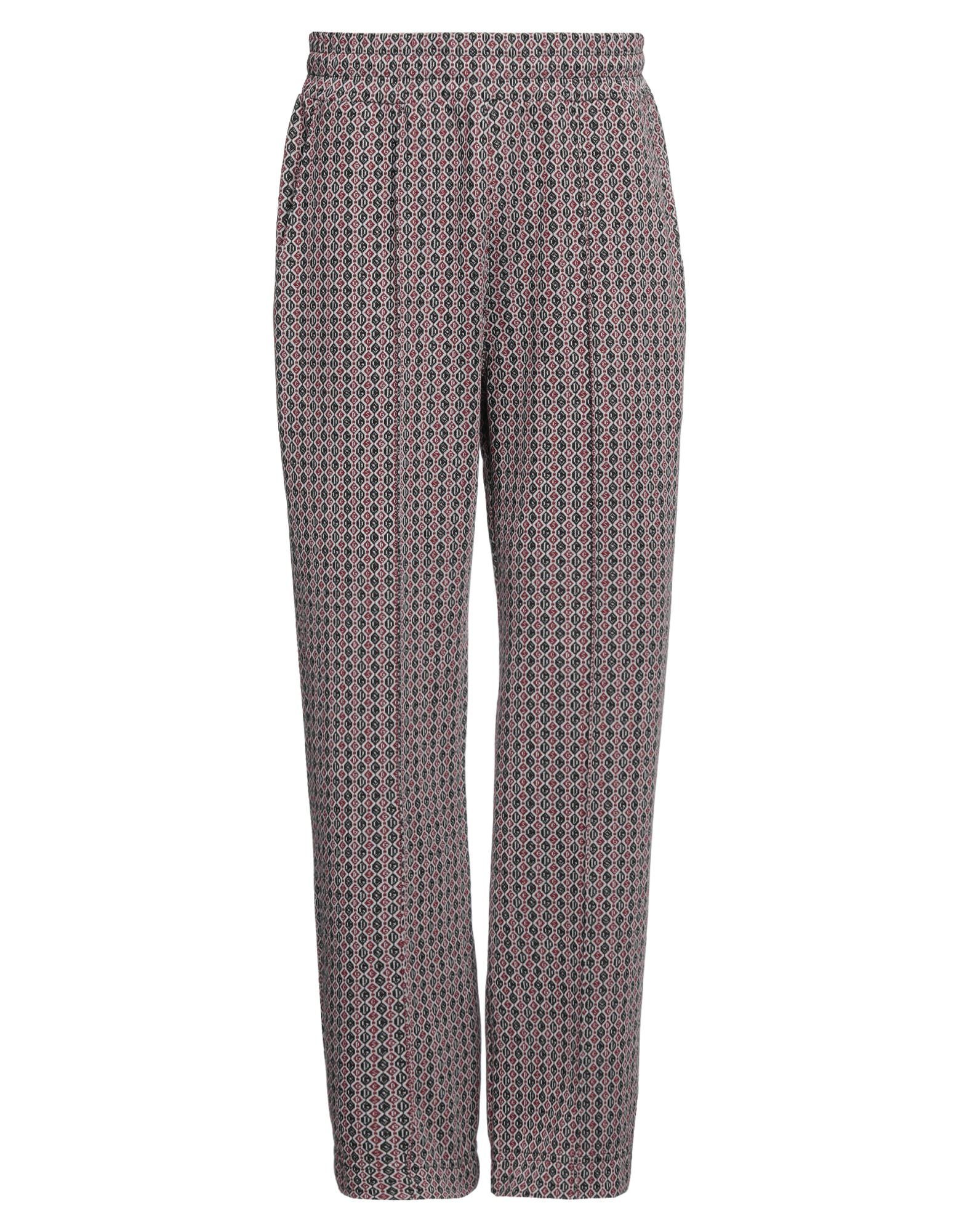 캐주얼 팬츠, 자카드 니트, 라이트웨이트 니트, 로고 디자인, 장식 부착 없음, 하이 웨이스트, 스트레이트 레그, 레귤러 핏, 드로스트링 여밈, 멀티 포켓, 손세탁, 표백 금지, 건조기 사용가능. 이미지