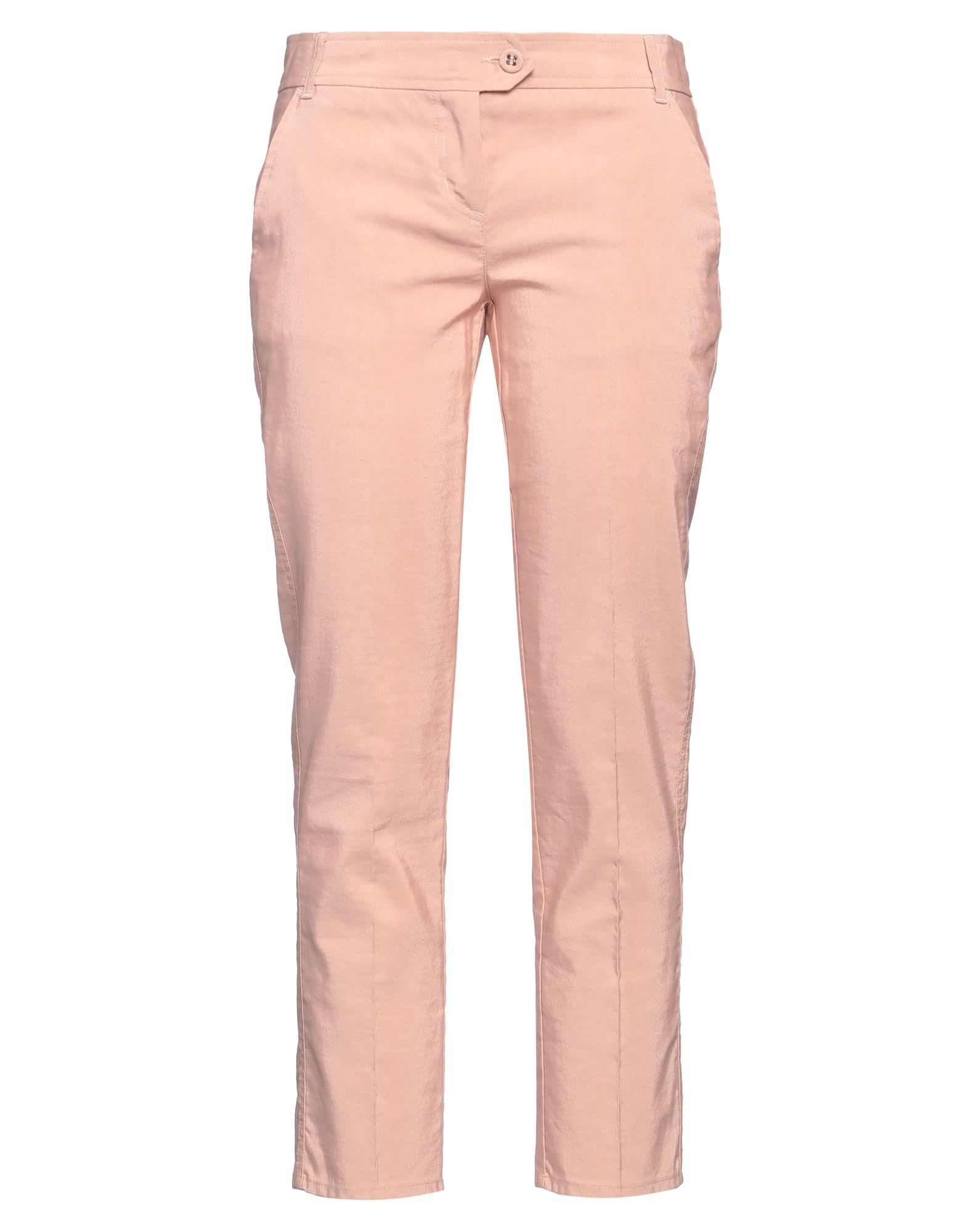 우븐, 장식 부착 없음, 솔리드 컬러, 로우 웨이스트, 테이퍼드 레그, 레귤러 핏, 지퍼 여밈, 2 버튼, 멀티 포켓, 세탁기 세탁 또는 드라이클리닝, 건조기 사용불가, 표백 금지, 치노. 이미지