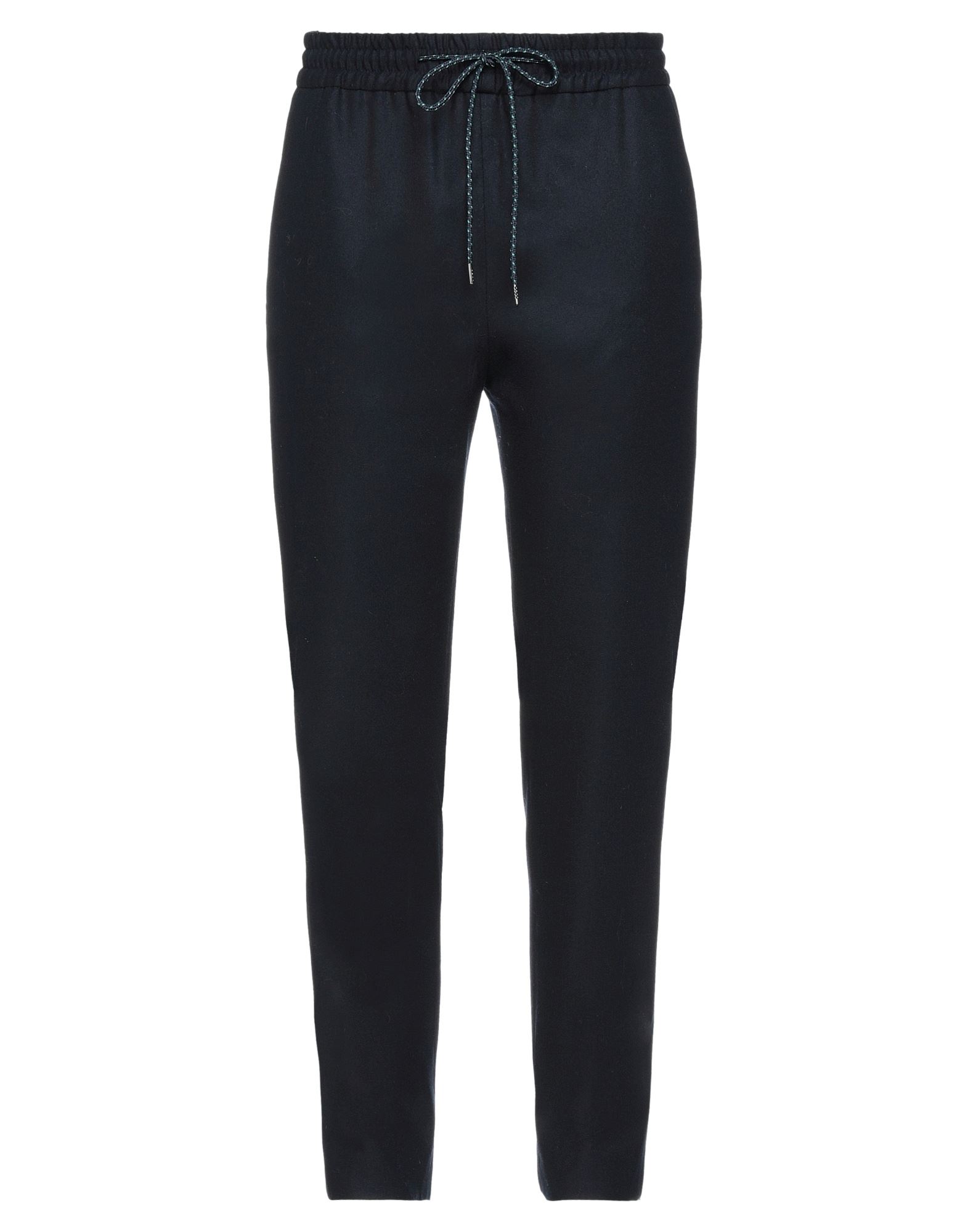 울 보일, 솔리드 컬러, 장식 부착 없음, 하이 웨이스트, regular fit, 테이퍼드 레그, 드로스트링, 멀티 포켓. 이미지