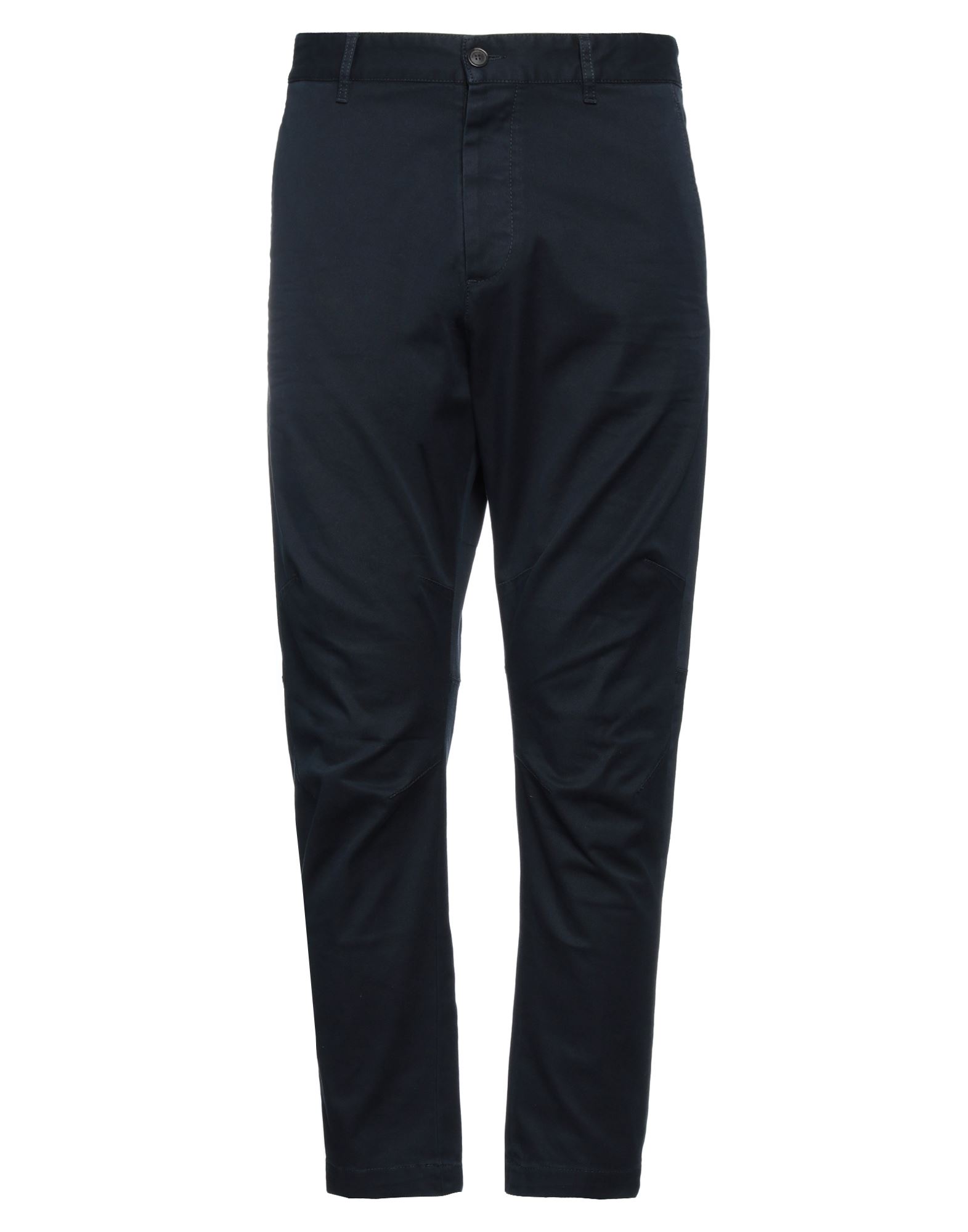 개버딘, 테이퍼드 레그, 레귤러 핏, 솔리드 컬러, 버튼 여밈. 이미지