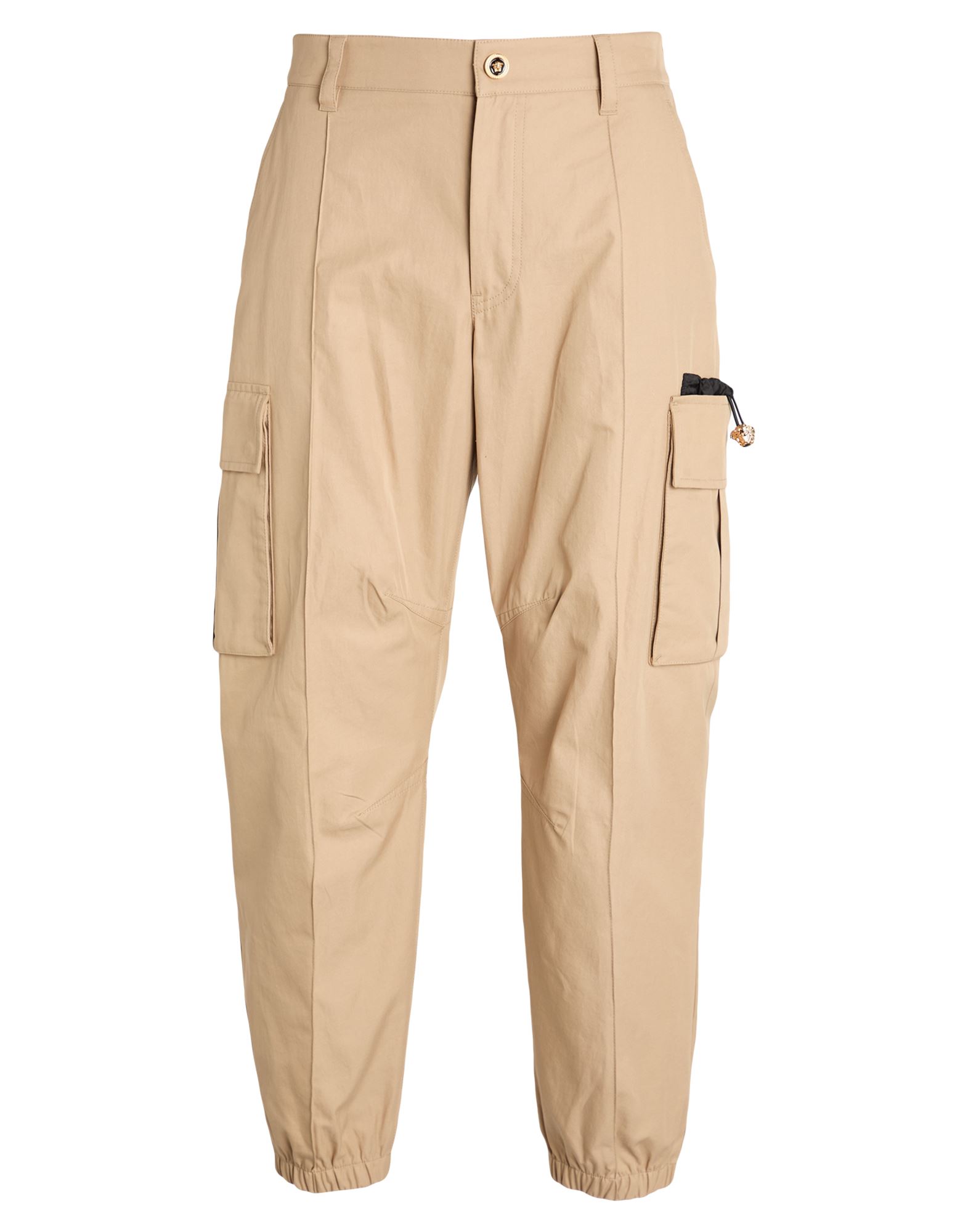 카고 팬츠, 트윌, 솔리드 컬러, 장식 부착 없음, 하이 웨이스트, 레귤러 핏, 1 버튼, 지퍼 여밈, 멀티 포켓, 플랩 포켓, 드라이클리닝, 표백 금지, 건조기 사용불가, 이 브랜드는 사이즈가 크게 나옵니다. 이미지