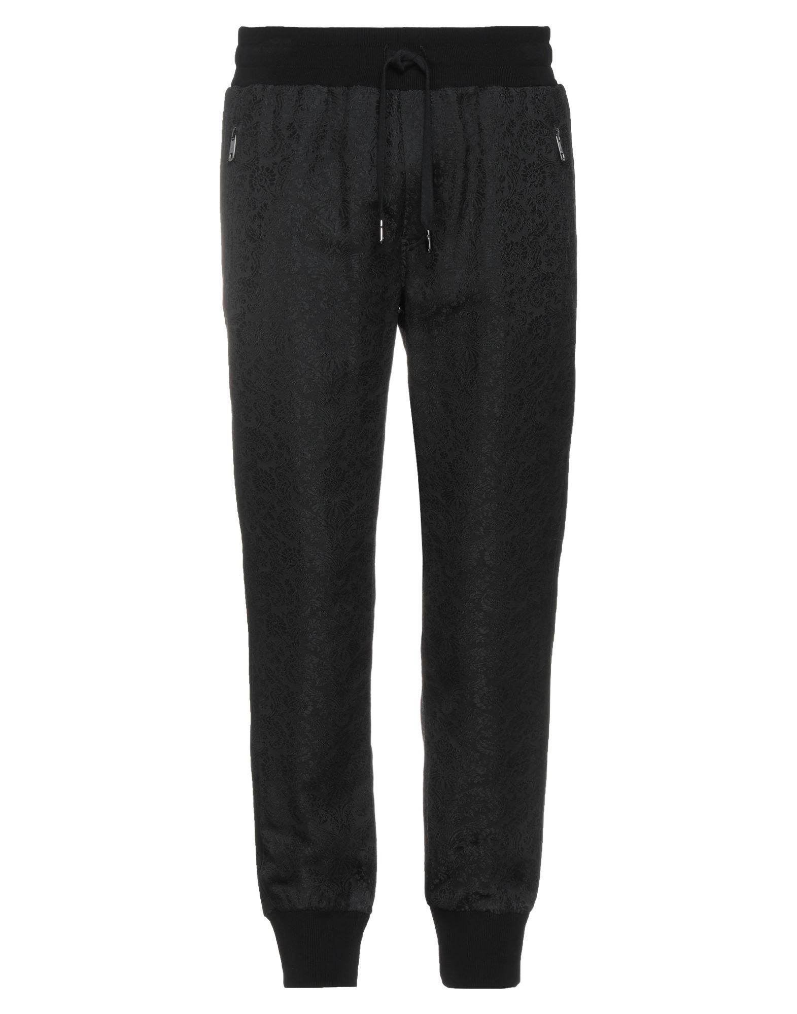 자카드, 평직, 솔리드 컬러, 로고, 사이드 스트라이프, 하이 웨이스트, regular fit, 테이퍼드 레그, 드로스트링, 멀티 포켓. 이미지