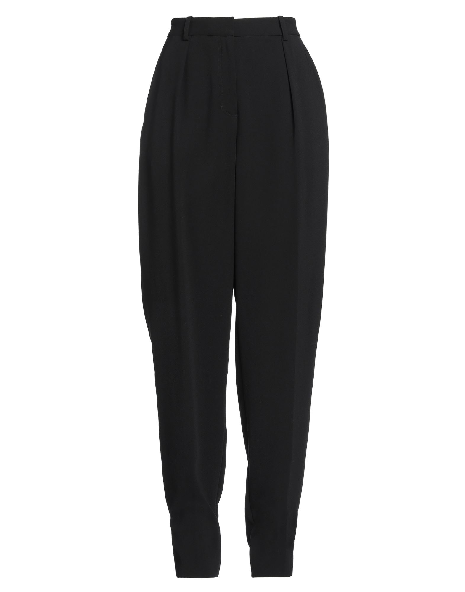 테이퍼드 팬츠, 우븐, 솔리드 컬러, 장식 부착 없음, 하이 웨이스트, 컴포트 핏, 후크 여밈, 지퍼 여밈, 멀티 포켓, 세탁기로 세탁, 표백 금지, 건조기 사용불가. 이미지