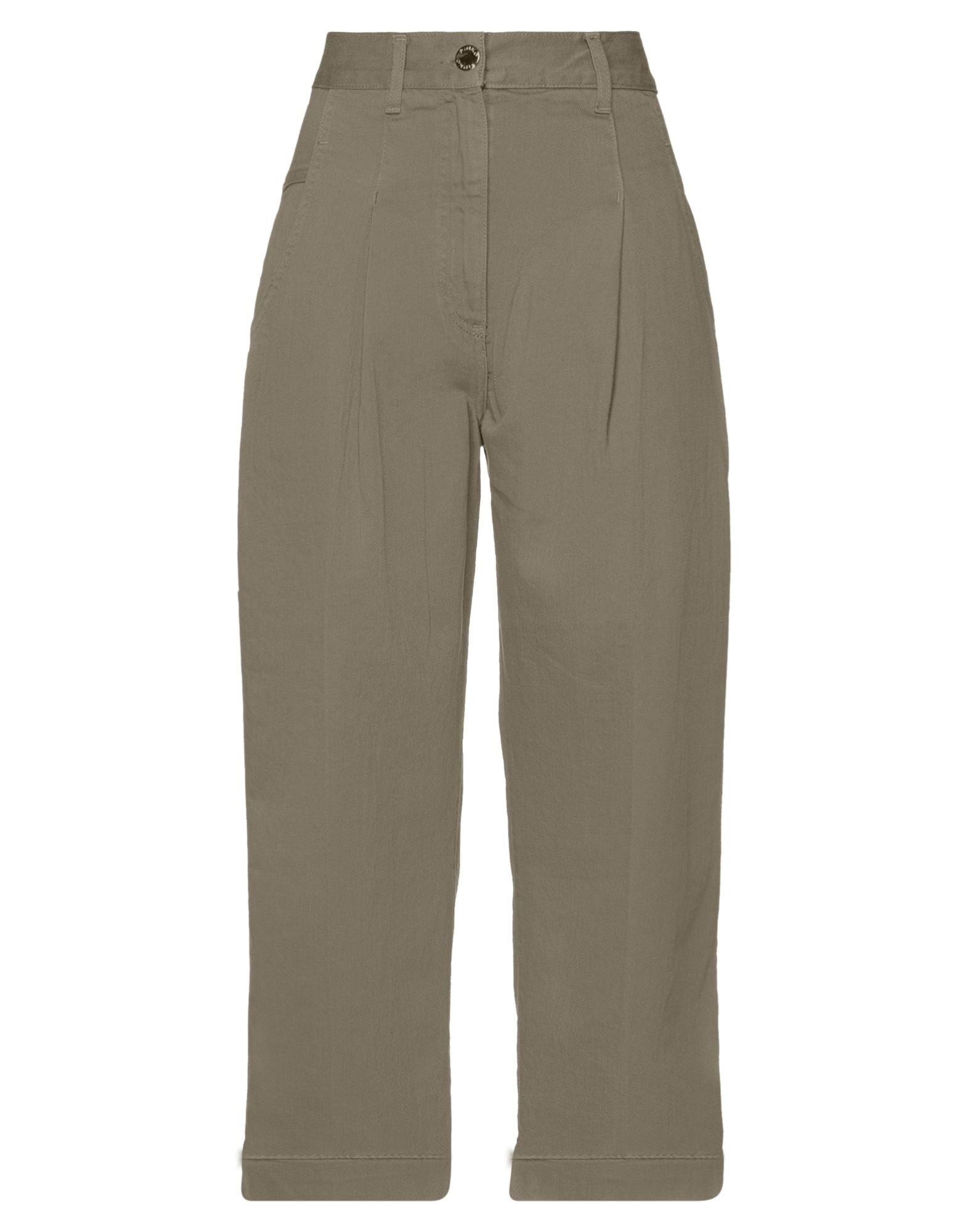 개버딘, 다트, 브랜드 로고, 하이 웨이스트, 솔리드 컬러, 벨트 루프, regular fit, 스트레이트 레그, 1 버튼, κλείσιμο με φερμουάρ, 멀티 포켓. 이미지