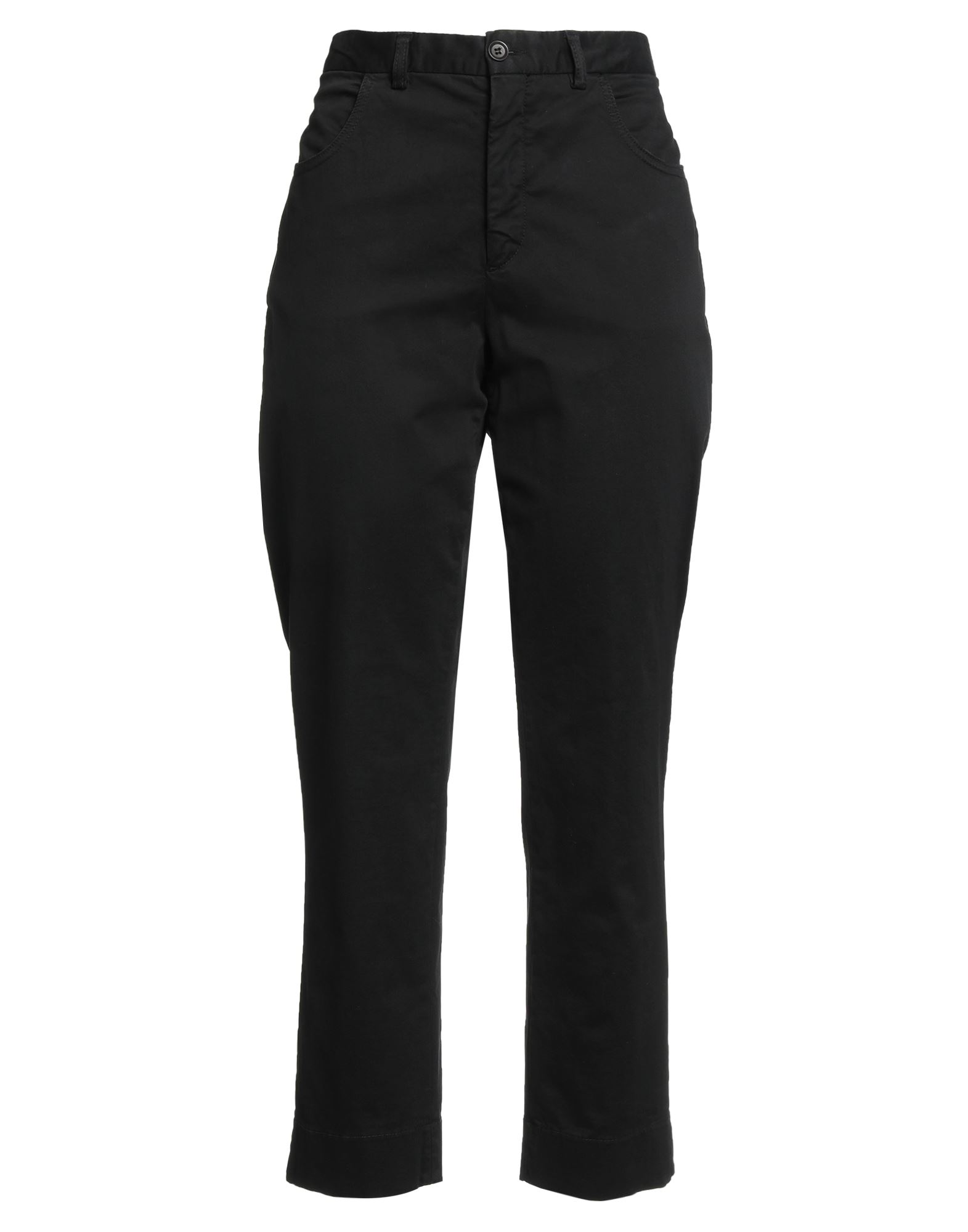 스트레이트 레그 팬츠, 우븐, 솔리드 컬러, 장식 부착 없음, 노멀 웨이스트, 레귤러 핏, 버튼 여밈, 멀티 포켓, 스트레치, 세탁기 세탁 또는 드라이클리닝, 표백 금지, 건조기 사용불가. 이미지