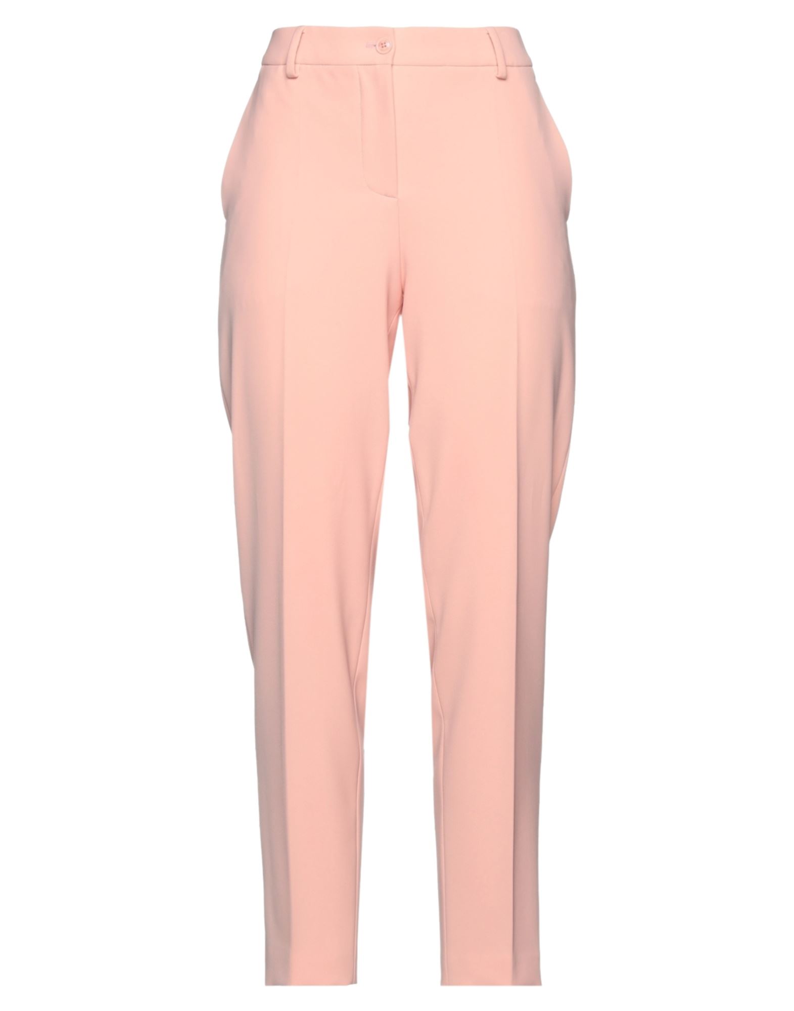 크레이프, 장식 부착 없음, 솔리드 컬러, 하이 웨이스트, 벨트 루프, 테이퍼드 레그, regular fit, 1 버튼, κλείσιμο με φερμουάρ, 멀티 포켓, 스트레치. 이미지