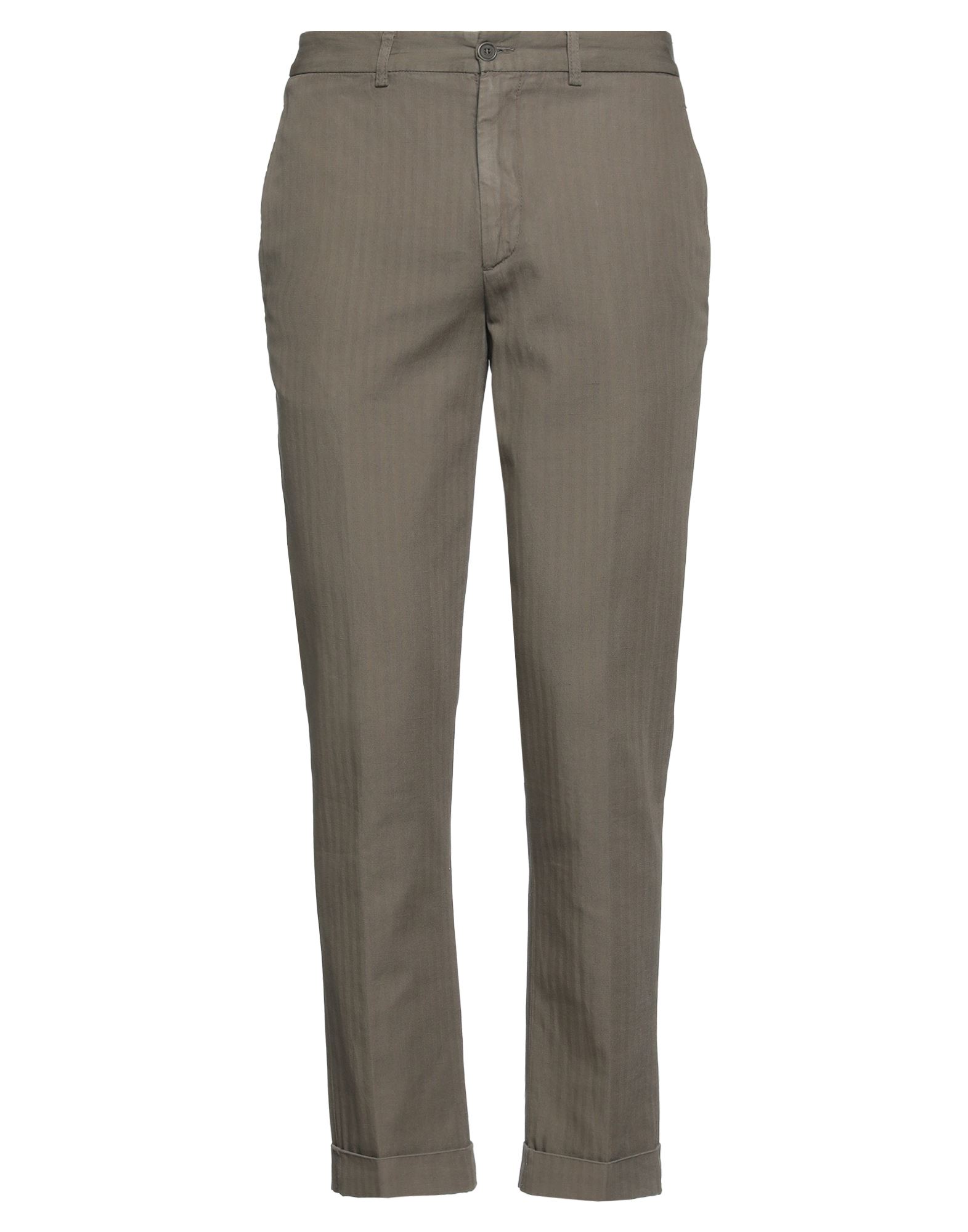 치노 팬츠, 우븐, 솔리드 컬러, 장식 부착 없음, 노멀 웨이스트, 테이퍼드 레그, 레귤러 핏, 폴디드 헴, 멀티 포켓. 이미지