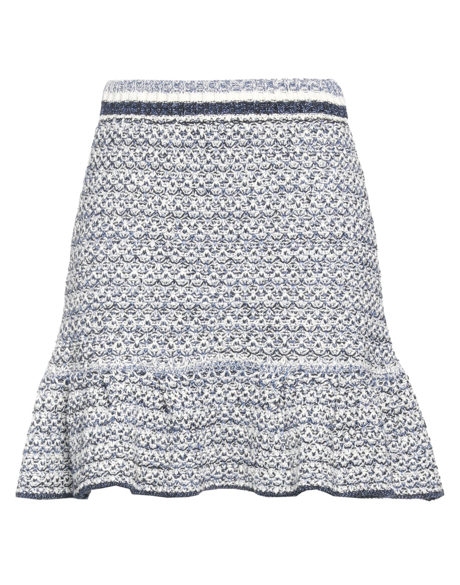 니트 소재, 투톤 패턴, 장식 부착 없음. 이미지