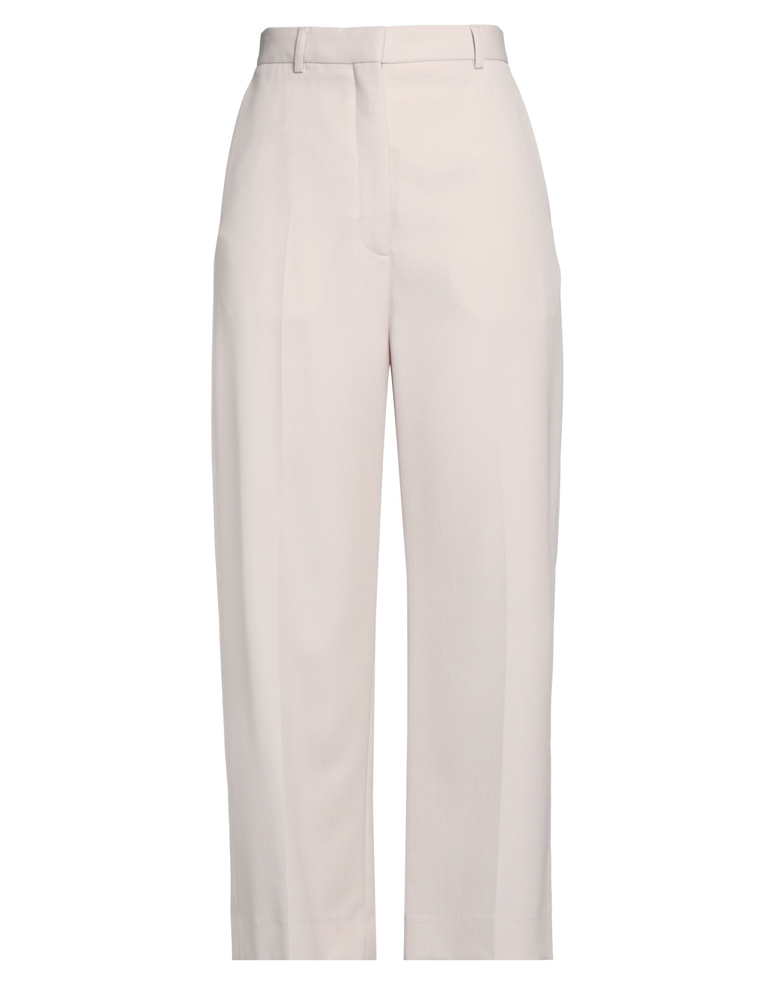 평직, 장식 부착 없음, 솔리드 컬러, 하이 웨이스트, 벨트 루프, 스트레이트 레그, 레귤러 핏, 안감없음, 지퍼 클로저, 훅&아이, 멀티 포켓, 테일러드. 이미지