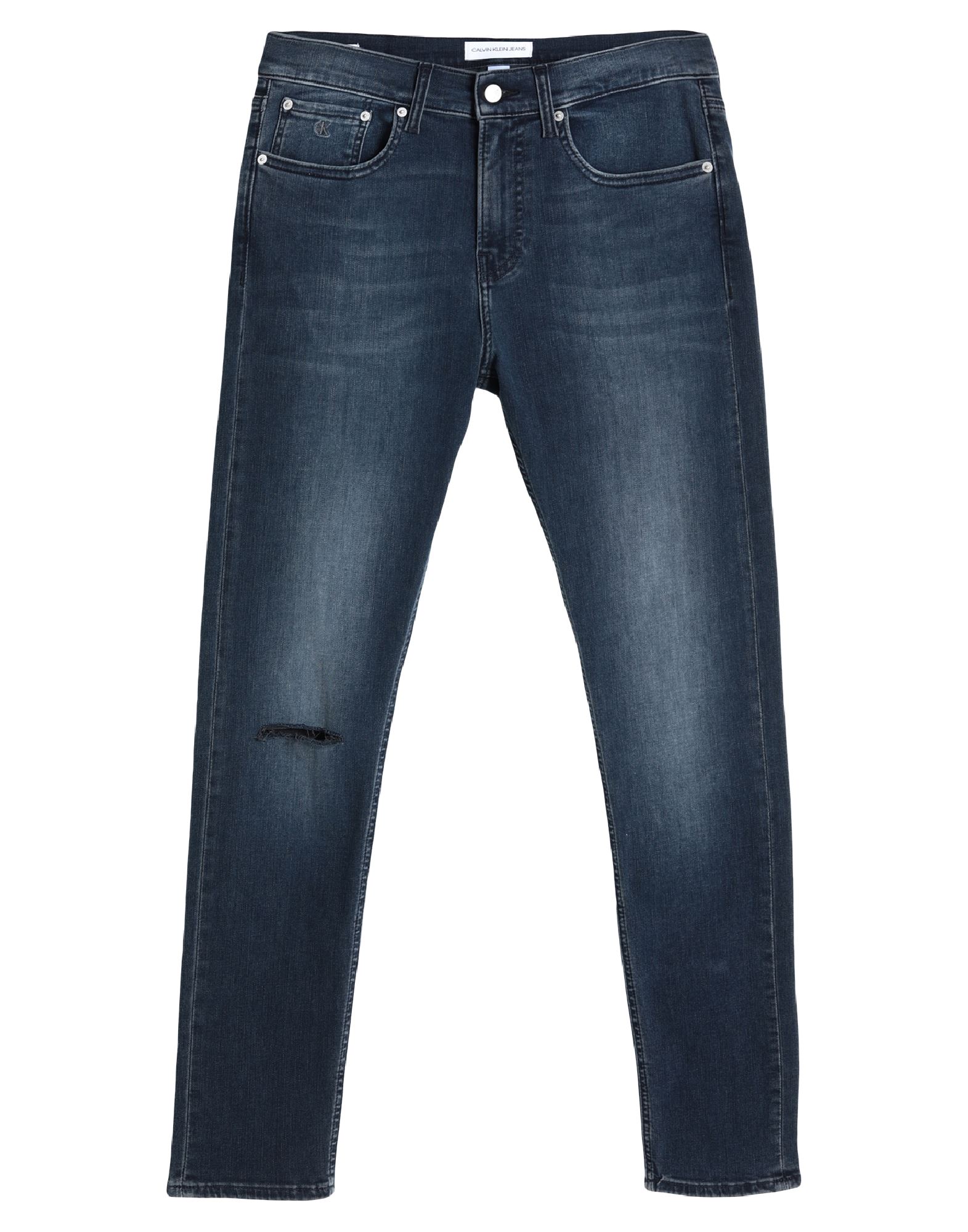 스키니 진, 데님, 디스트레스드 효과, 바랜 효과, 스트레치 패브릭, 솔리드 컬러, 브랜드 로고, 다크 워싱, 노멀 웨이스트, 벨트 루프, 스키니, 1 버튼, 지퍼 여밈, 멀티 포켓, 세탁기로 세탁, 표백 금지, 건조기 사용가능. 이미지