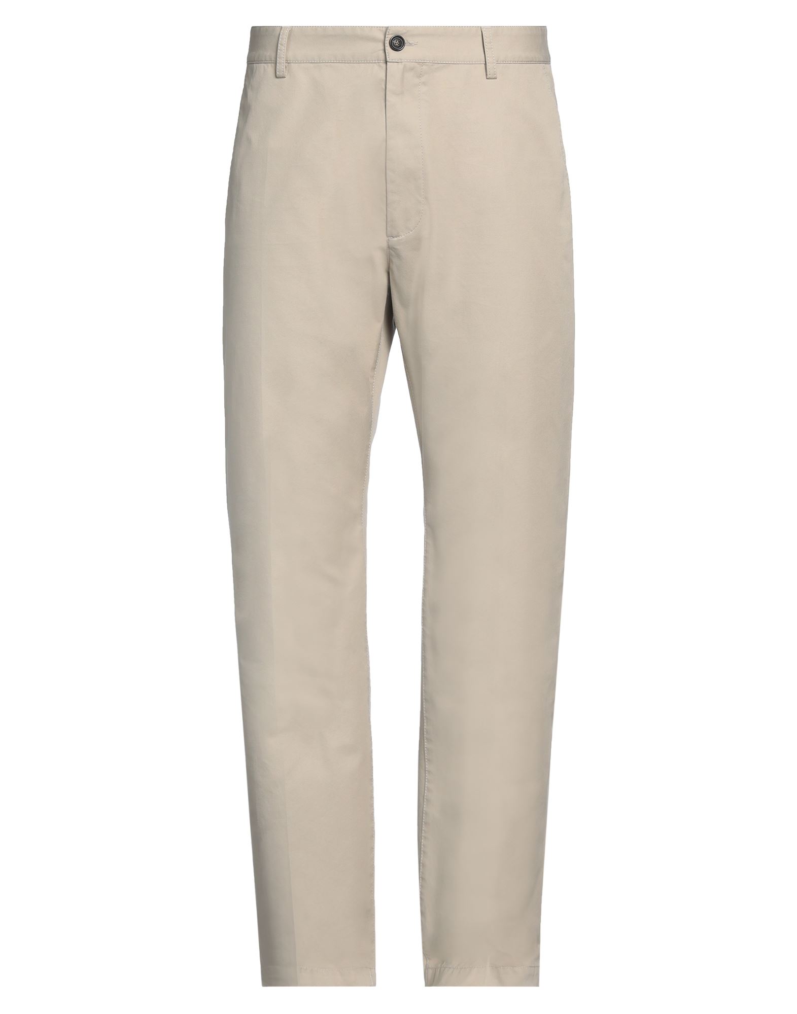 우븐, 브랜드 로고, 솔리드 컬러, 하이 웨이스트, 벨트 루프, 테이퍼드 레그, 레귤러 핏, 지퍼 여밈, 멀티 포켓, 치노. 이미지