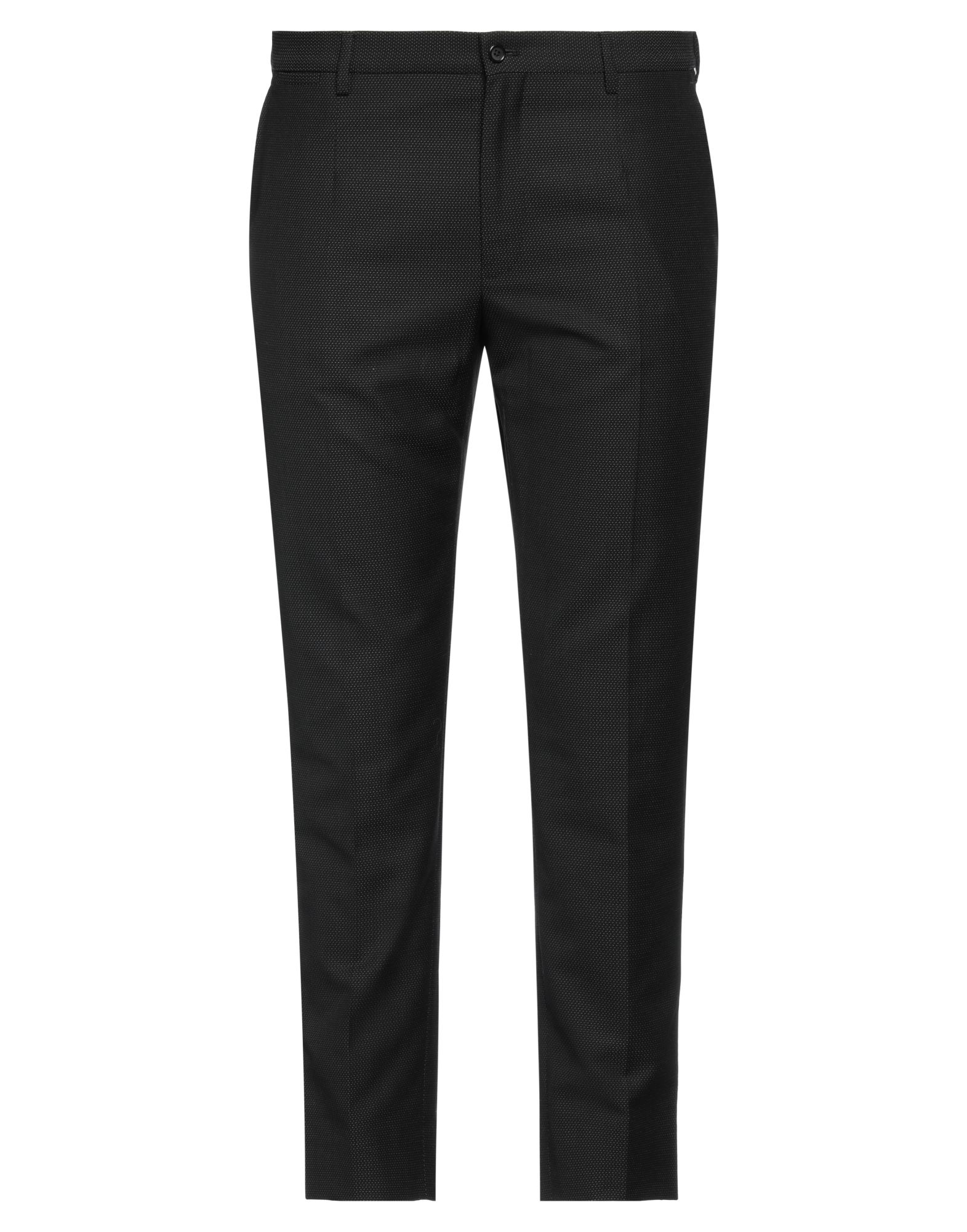 평직, 장식 부착 없음, 투톤 패턴, 노멀 웨이스트, 벨트 루프, 테이퍼드 레그, 레귤러 핏, 지퍼 클로저, 버튼 여밈, 멀티 포켓, 테일러드. 이미지