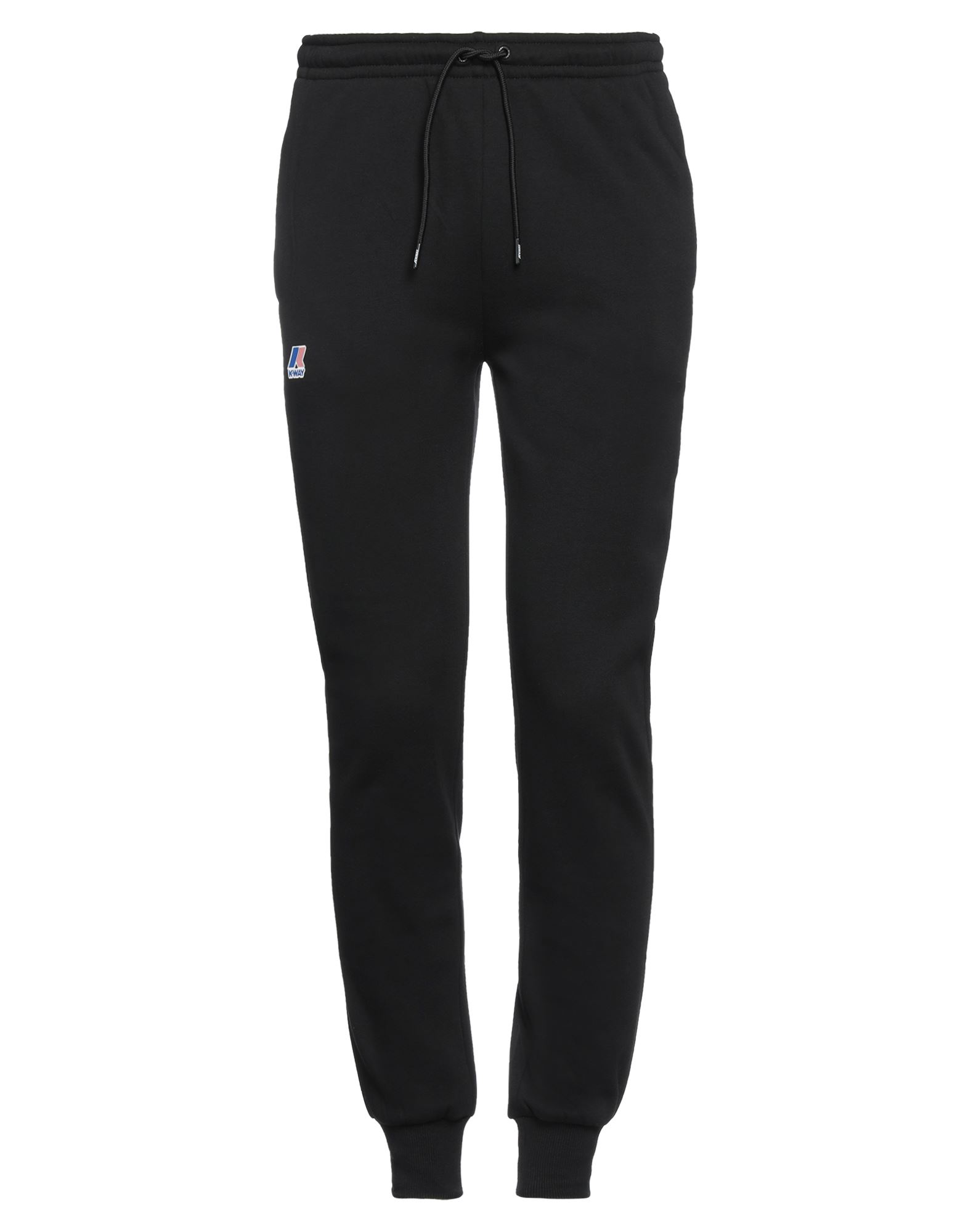 플리스, 브랜드 로고, 솔리드 컬러, 노멀 웨이스트, 드로스트링 웨이스트, 테이퍼드 레그, 레귤러 핏, 기모 플리스 소재 내부, 멀티 포켓, 스포츠. 이미지