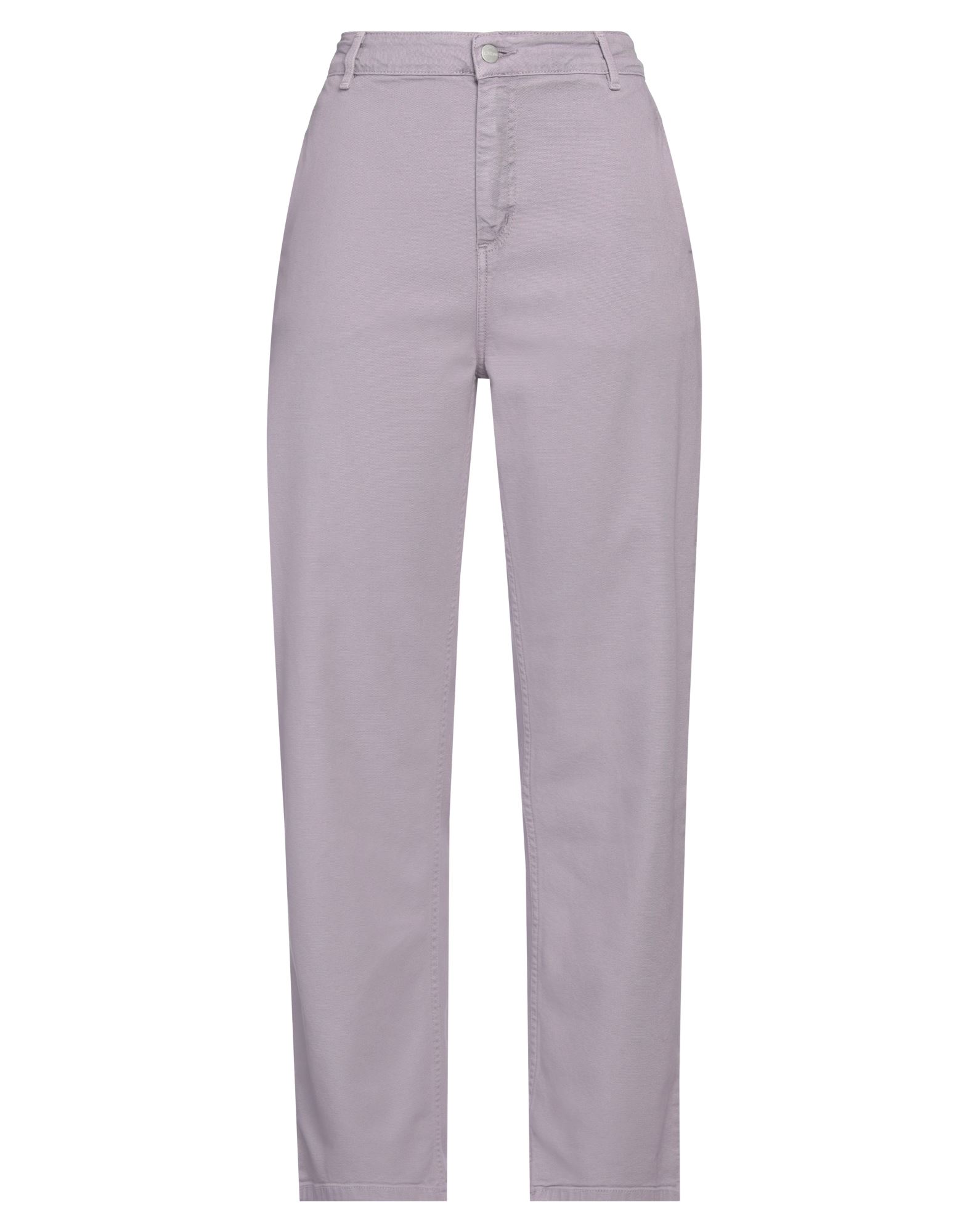 스트레이트 레그 팬츠, 캔바스, 브랜드 로고, 솔리드 컬러, 하이 웨이스트, 벨트 루프, 레귤러 핏, 1 버튼, 멀티 포켓, 스트레치, 세탁기로 세탁, 표백 금지, 건조기 사용불가. 이미지