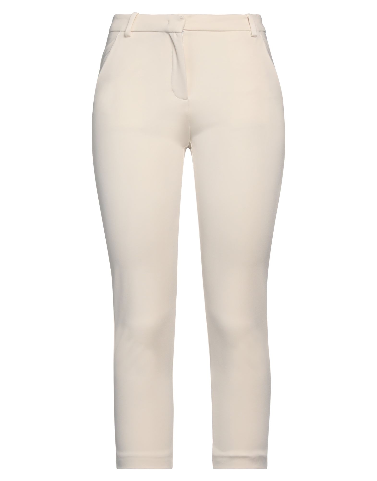 테이퍼드 팬츠, 저지, 솔리드 컬러, 장식 부착 없음, 하이 웨이스트, 스키니, 지퍼 여밈, 후크 여밈, 슬릿 포켓, 스트레치 패브릭, 드라이클리닝, 표백 금지, 건조기 사용가능, 크롭트. 이미지