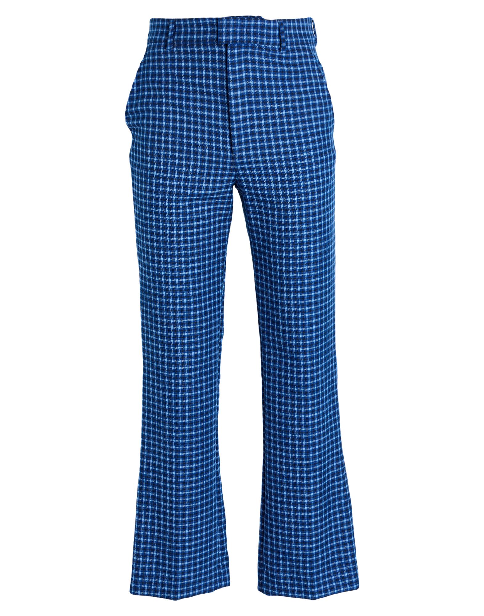 테일러드 팬츠, 플란넬, 체크, 장식 부착 없음, 하이 웨이스트, 스트레이트 레그, 레귤러 핏, 지퍼 여밈, 후크 여밈, 슬릿 포켓, 웰트 포켓, 드라이클리닝, 표백 금지, 건조기 사용불가, 동물성 비섬유 자재 함유, 오피스 룩이나 특별한 날에 적합한 품격 있는 포멀 스타일. 이미지