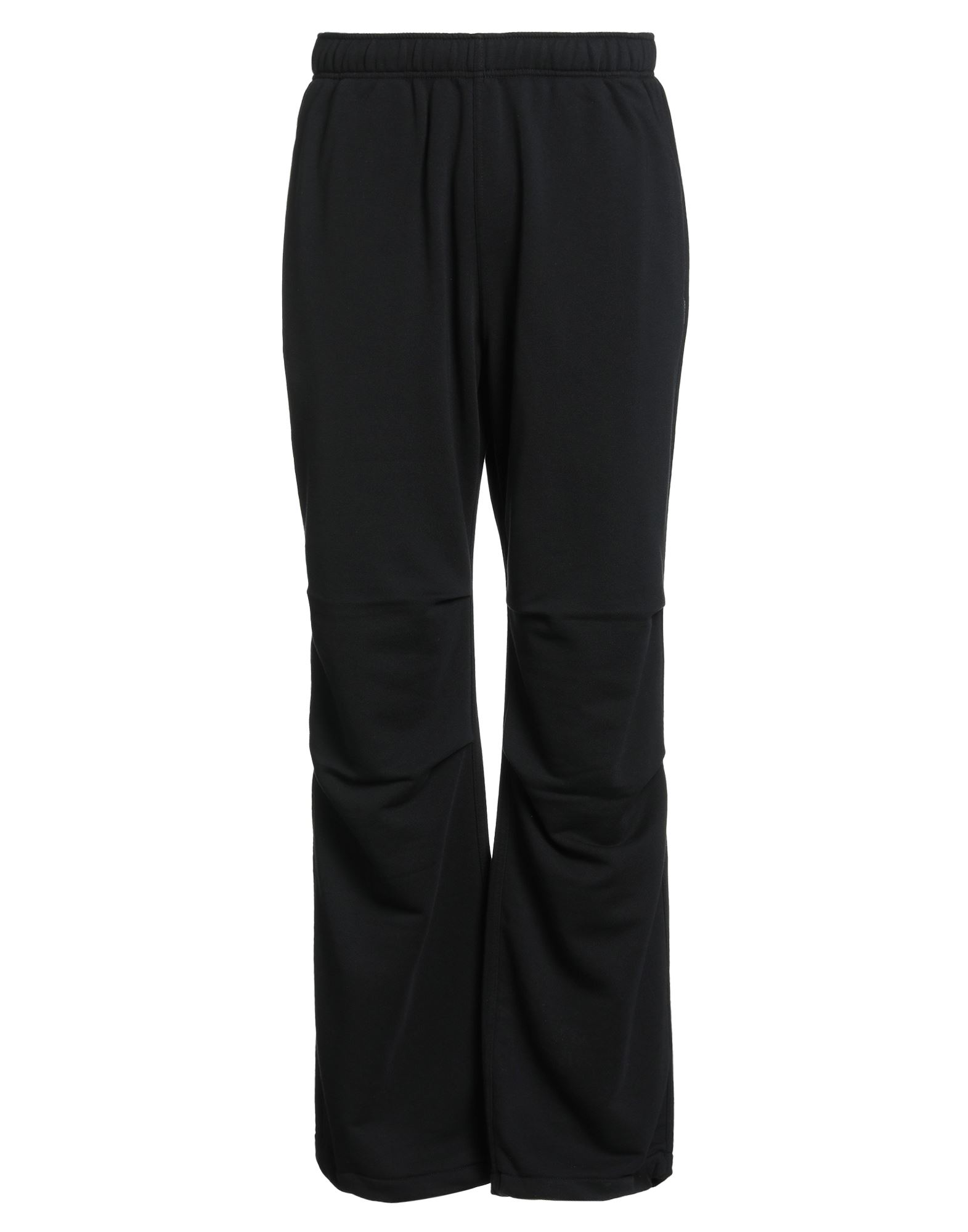 트랙 팬츠, 플리스, 솔리드 컬러, 브랜드 로고, 하이 웨이스트, 레귤러 핏, 드로스트링 여밈, 멀티 포켓, 세탁기로 세탁, 표백 금지, 건조기 사용불가, 운동이나 야외 활동에 적합한, 스타일과 편안함을 모두 갖춘 퍼포먼스 스포츠웨어. 이미지