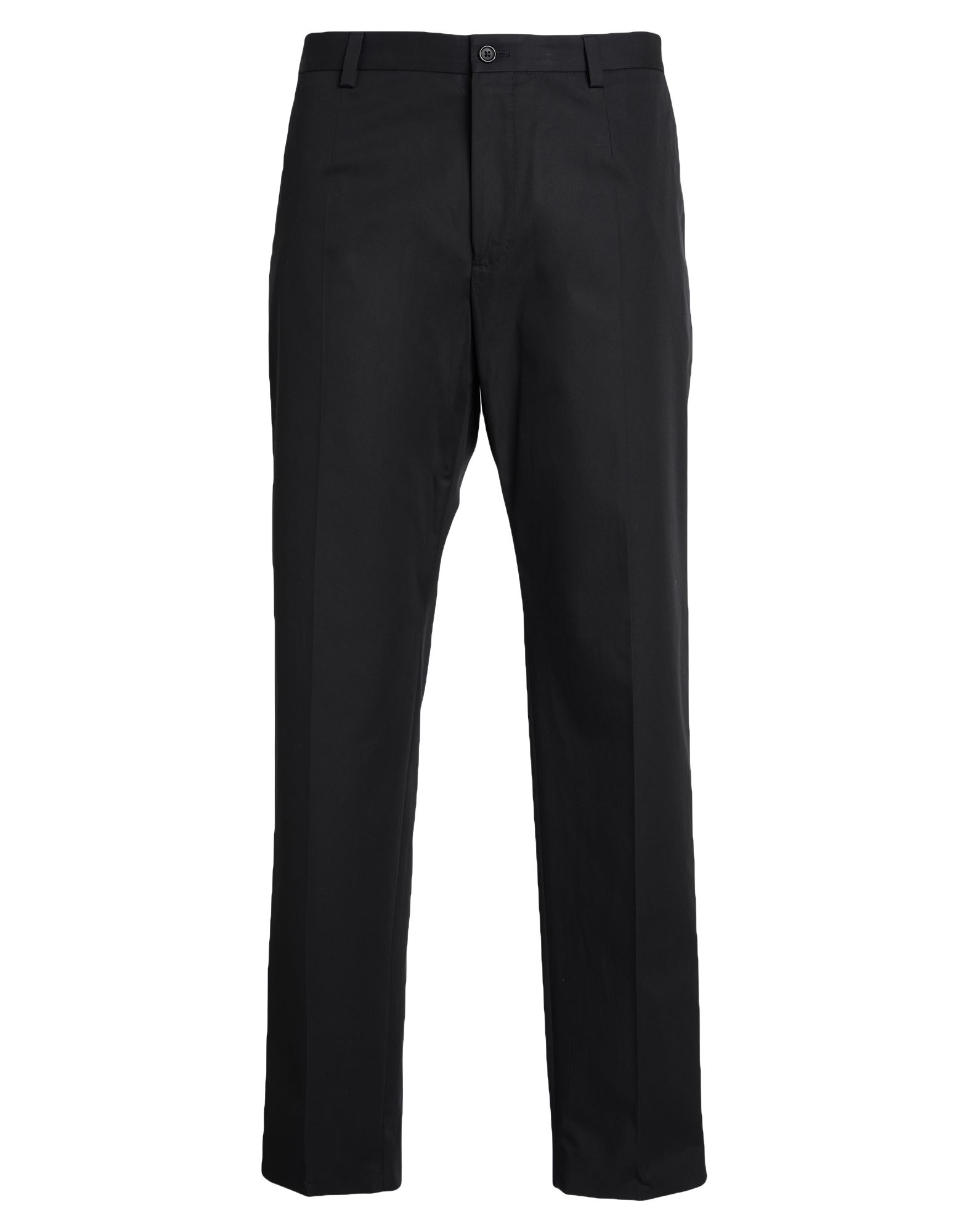 테일러드 팬츠, 트윌, 솔리드 컬러, 장식 부착 없음, 하이 웨이스트, 테이퍼드 레그, 레귤러 핏, 지퍼 여밈, 1 버튼, 멀티 포켓, 드라이클리닝, 표백 금지, 건조기 사용불가. 이미지