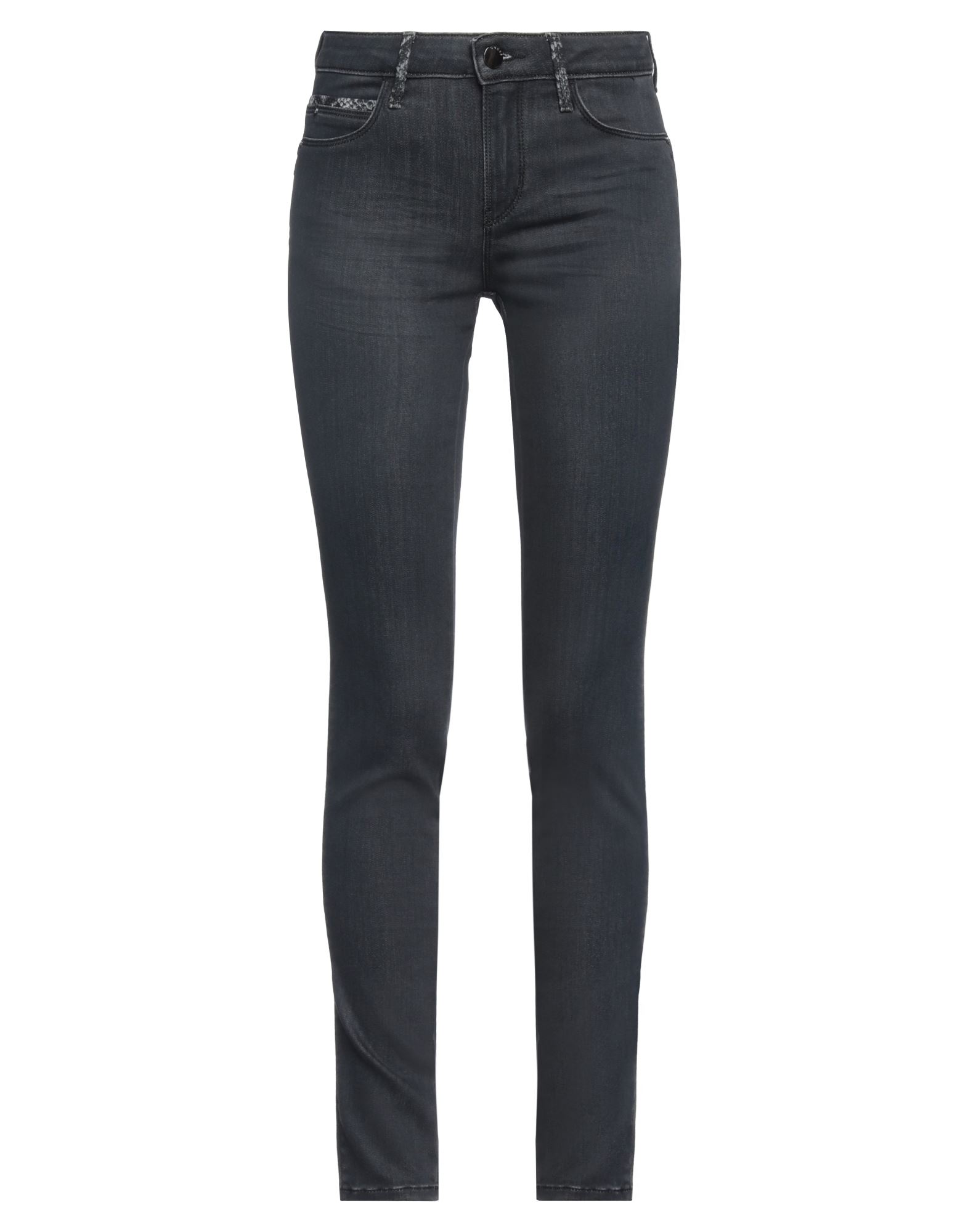 스키니 진, 데님, 솔리드 컬러, 브랜드 로고, 다크 워싱, 로우 웨이스트, 스키니, 지퍼 여밈, 1 버튼, 멀티 포켓, 스트레치, 세탁기로 세탁, 표백 금지, 건조기 사용불가. 이미지