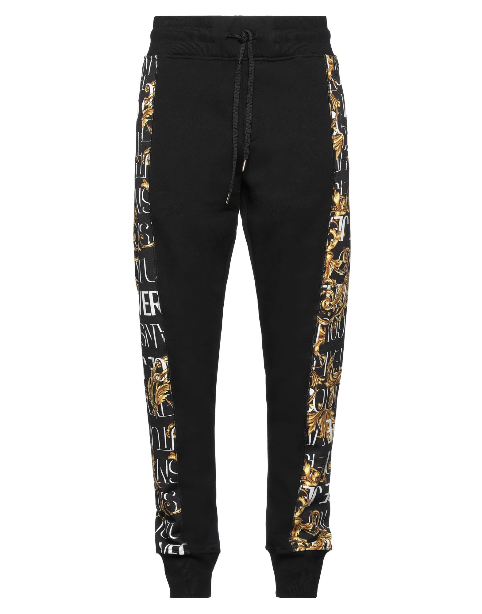 플리스, 브랜드 로고, 사이드 스트라이프, 로고 디자인, 하이 웨이스트, 테이퍼드 레그, 컴포트 핏, 드로스트링, 엘라스틱 헴라인, 멀티 포켓, 스포츠, 스몰 핏. 이미지