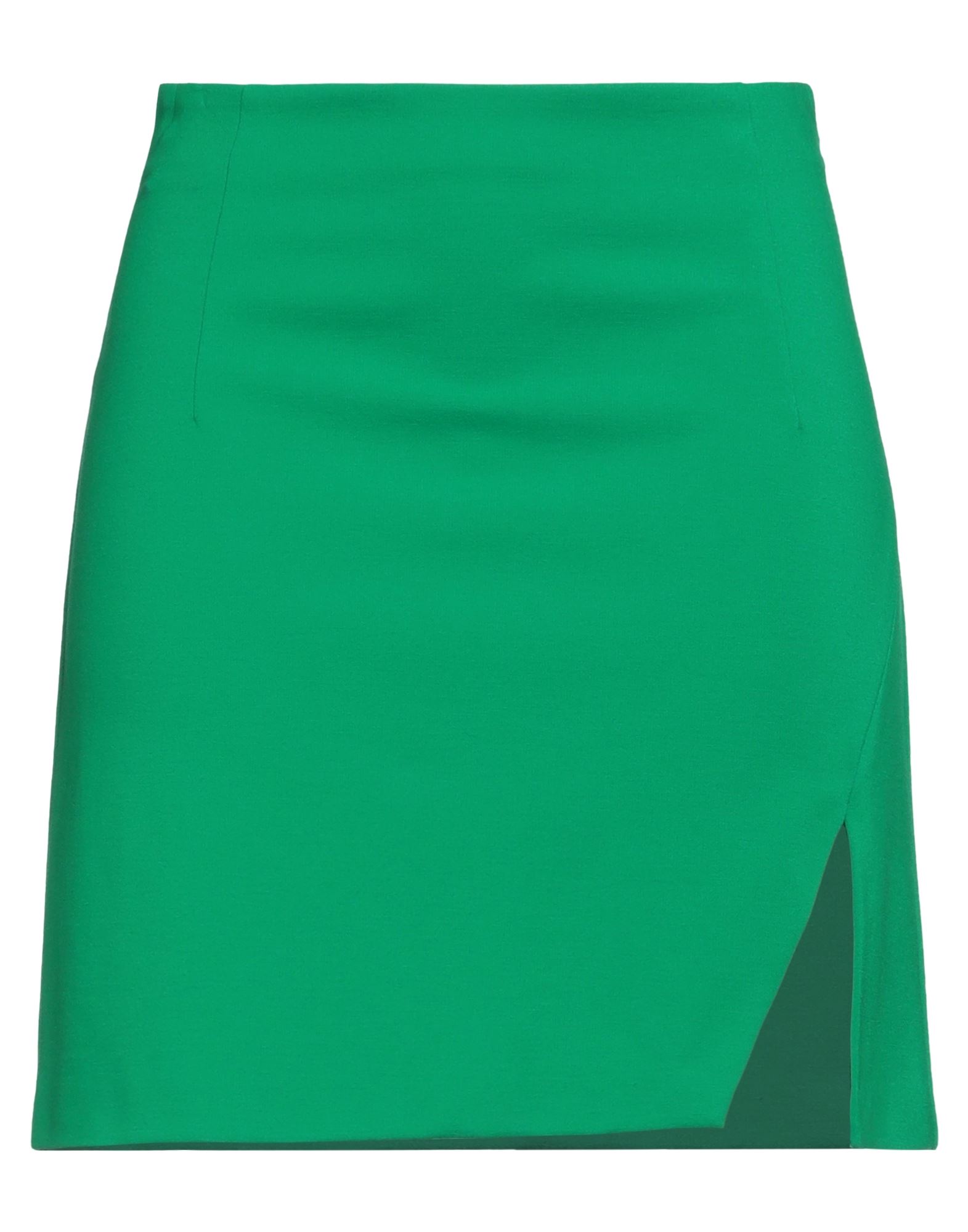 플레어 스커트, 저지, 장식 부착 없음, 솔리드 컬러, 안감없음, 지퍼 여밈, 프론트 슬릿, 포켓 없음, 스트레치, 세탁기 세탁 또는 드라이클리닝, 표백 금지, 건조기 사용불가. 이미지