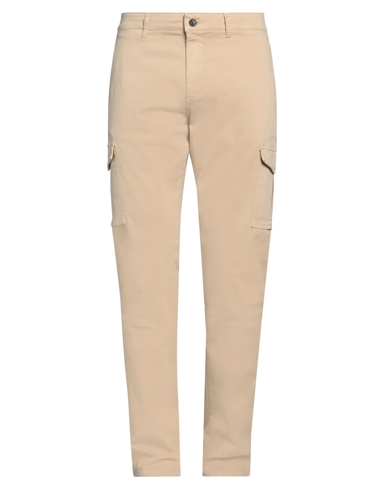 카고 팬츠, 우븐, 브랜드 로고, 솔리드 컬러, 노멀 웨이스트, 벨트 루프, 레귤러 핏, 지퍼 여밈, 1 버튼, 멀티 포켓, 스트레치, 세탁기로 세탁, 표백 금지, 건조기 사용가능. 이미지