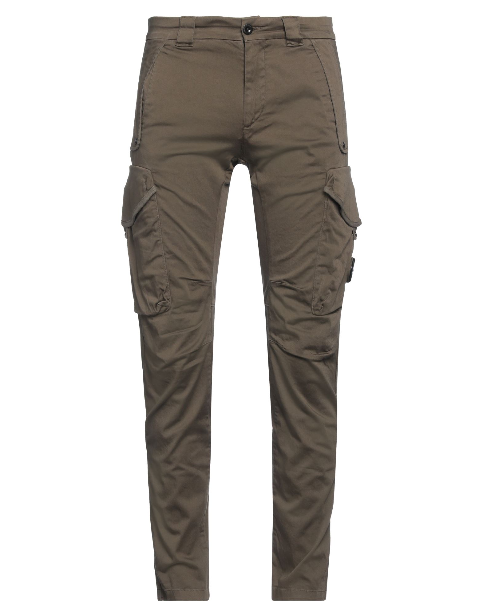 카고 팬츠, 우븐, 스트레치 패브릭, 솔리드 컬러, 브랜드 로고, 노멀 웨이스트, 레귤러 핏, 지퍼 여밈, 1 버튼, 멀티 포켓, 세탁기로 세탁, 표백 금지, 건조기 사용불가. 이미지