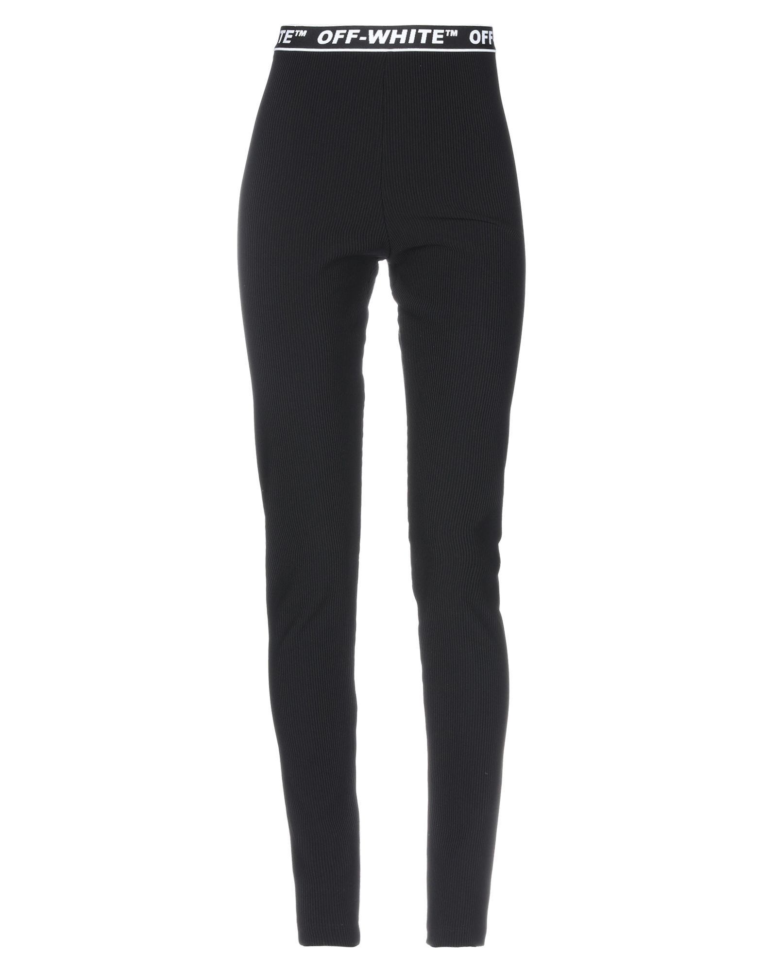 합성 저지, 리브(rib) 조직, 로고, 솔리드 컬러, 스키니, 노멀 웨이스트, 엘라스틱 웨이스트, 포켓 없음, 스트레치. 이미지