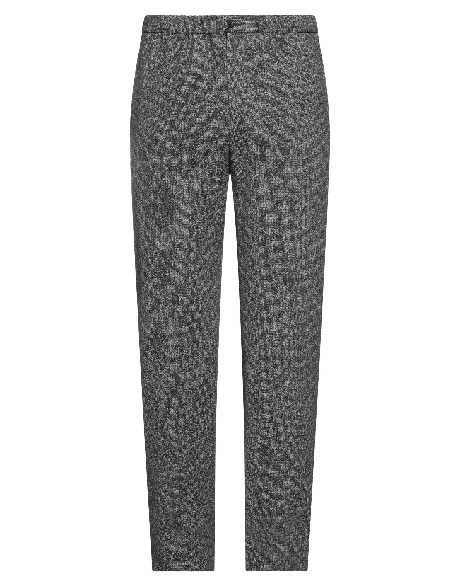 우븐, 장식 부착 없음, 솔리드 컬러, 하이 웨이스트, 테이퍼드 레그, 컴포트 핏, 지퍼 여밈, 버튼 여밈, 멀티 포켓, 캐주얼 팬츠. 이미지