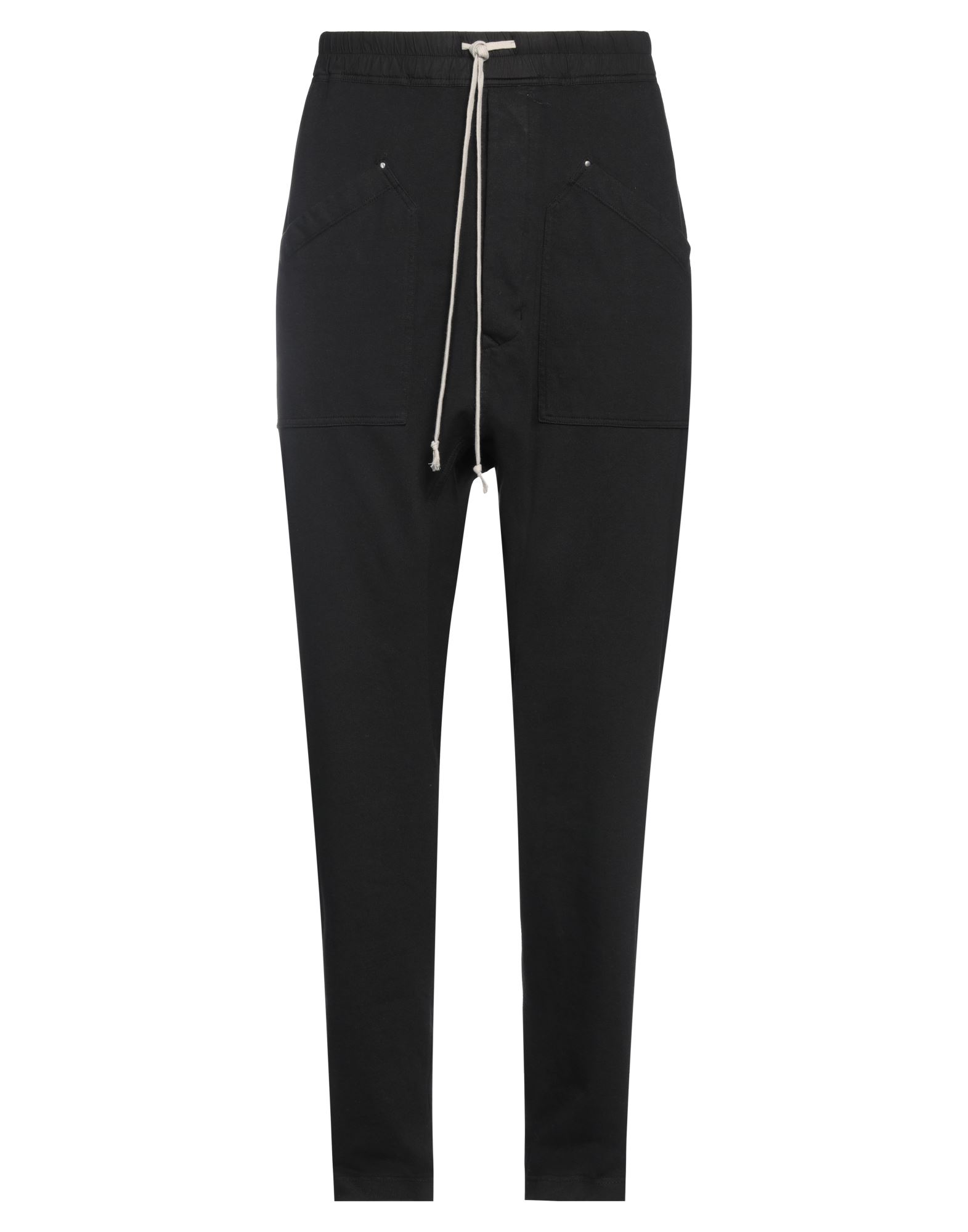 저지, 스트링, 멀티 포켓, 솔리드 컬러, 레귤러 핏, 테이퍼드 레그. 이미지