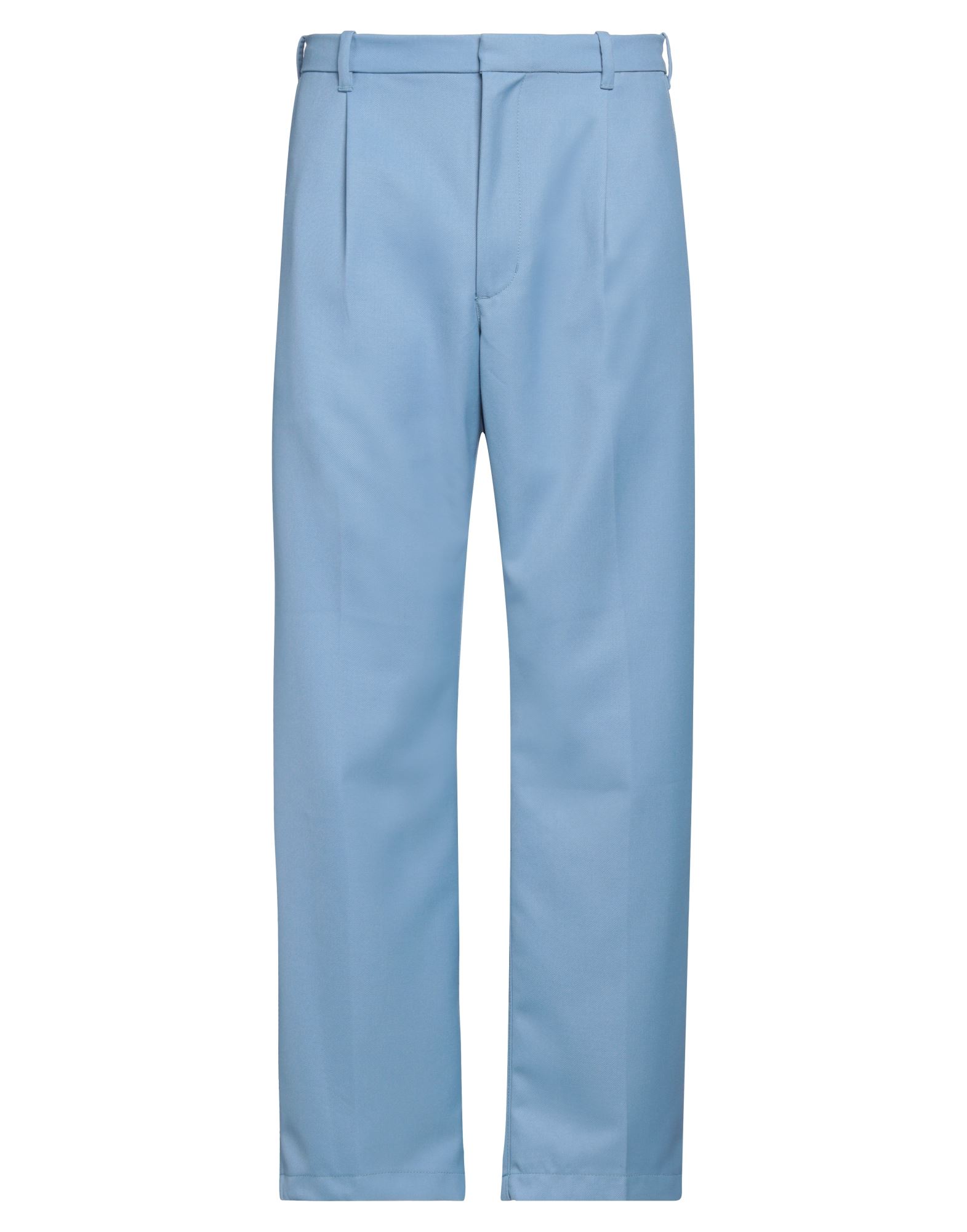 캐주얼 팬츠, 트윌, 솔리드 컬러, 다트, 브랜드 로고, 하이 웨이스트, 스트레이트 레그, 레귤러 핏, 지퍼 여밈, 후크 여밈, 멀티 포켓, 세탁기로 세탁, 건조기 사용가능. 이미지